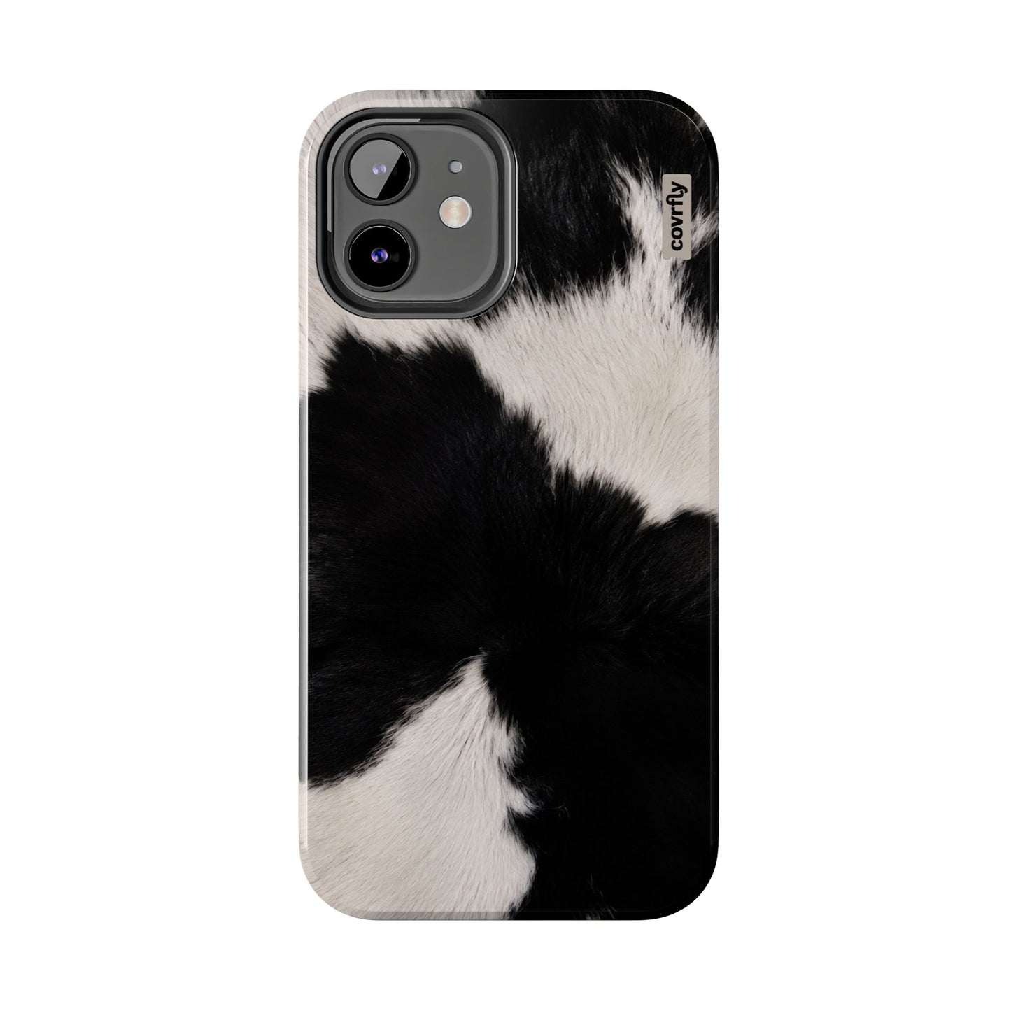 Funda Blanco, negro, punto. para iPhone 12 - View 1 - Diseño Premium covrfly