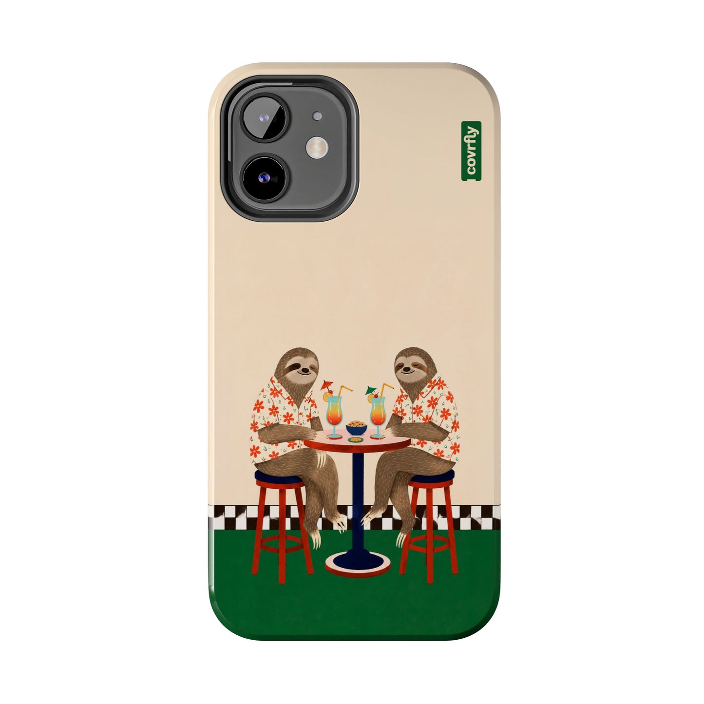 Funda Dos Perezas para iPhone 12 - View 1 - Diseño Premium covrfly