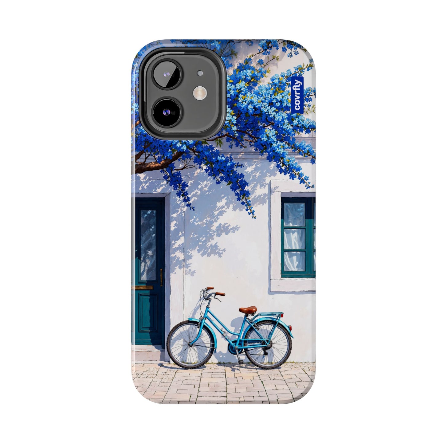 Funda Flores & Ruedas para iPhone 12 - View 1 - Diseño Premium covrfly