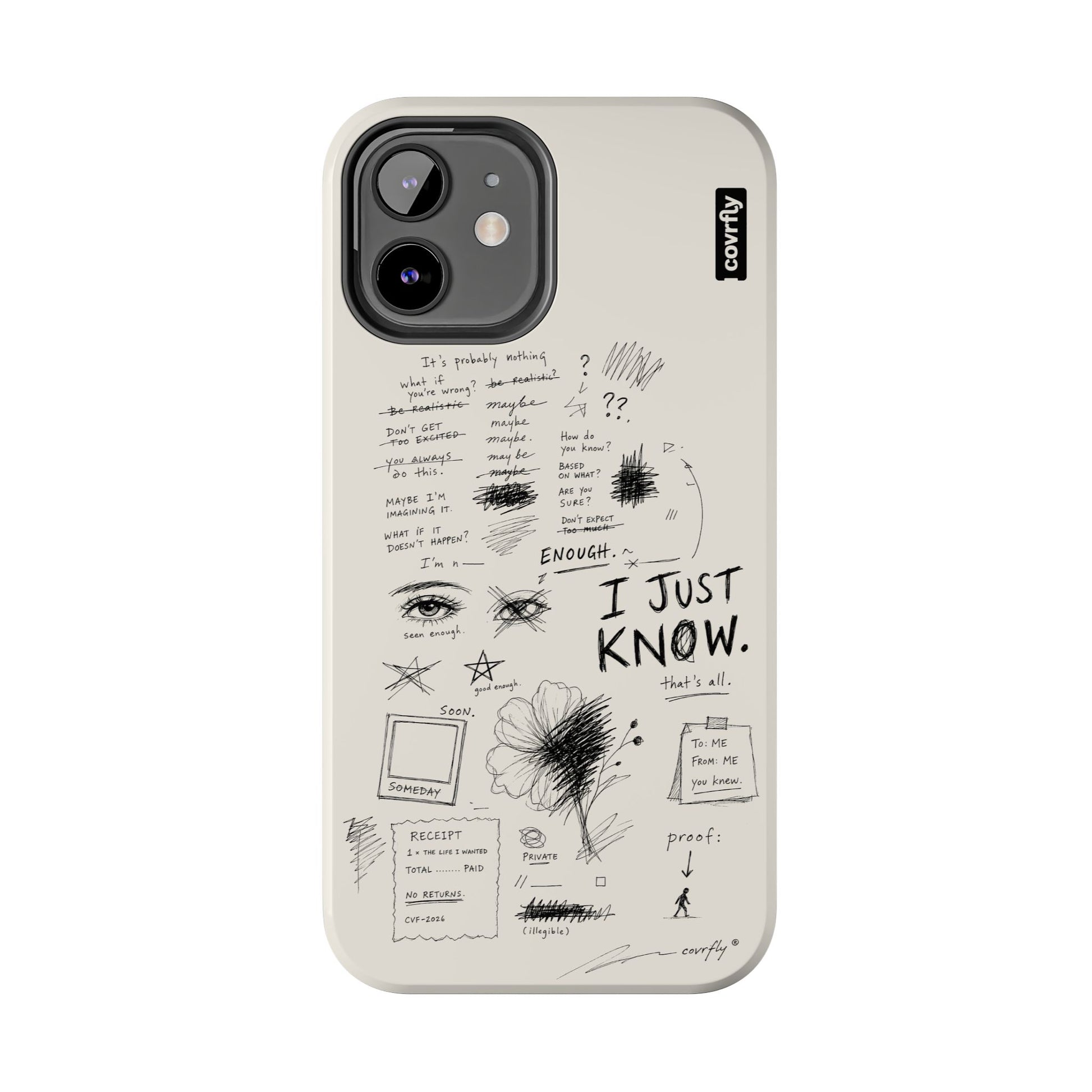 Funda I Just Know para iPhone 12 - View 1 - Diseño Premium covrfly