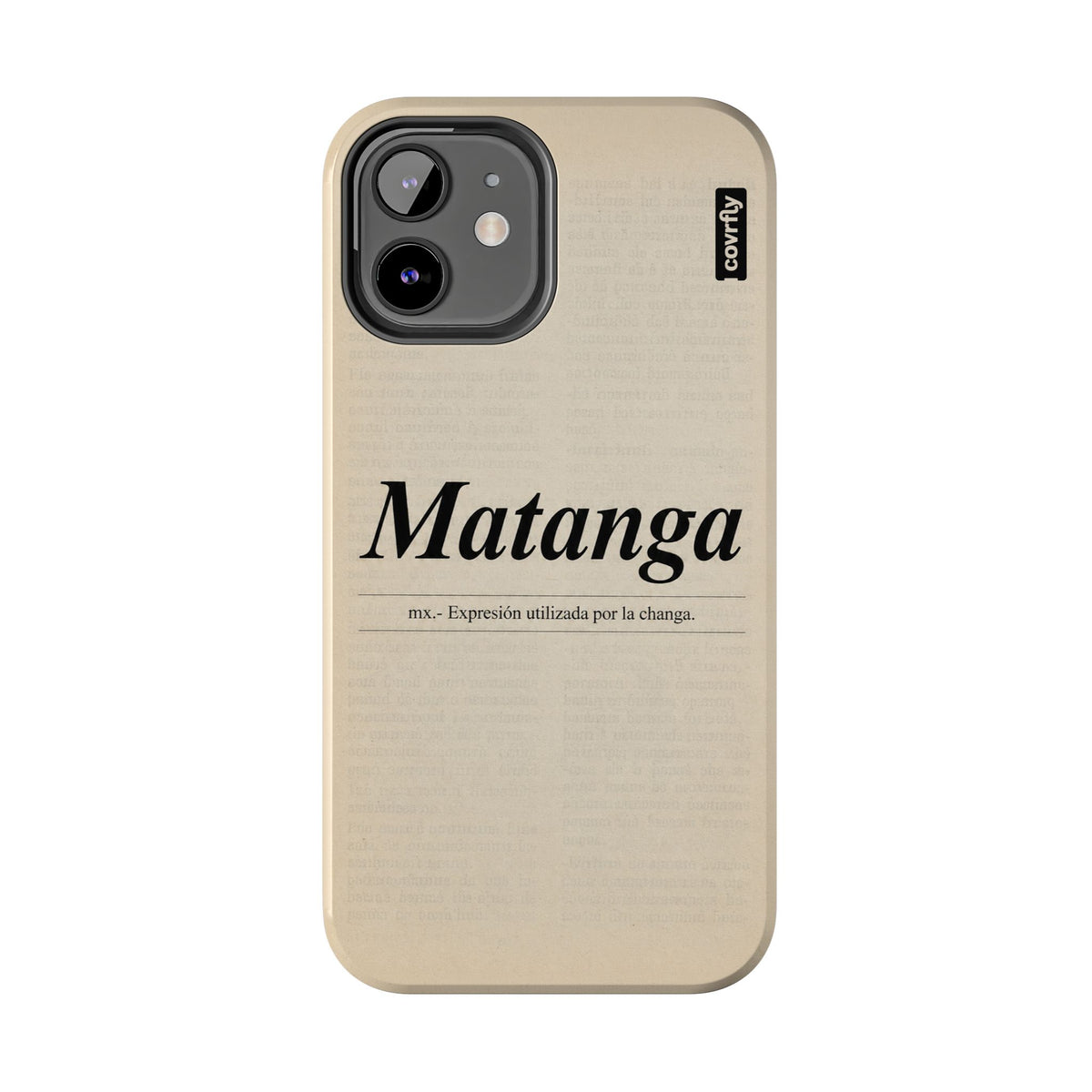Funda Matanga Dijo para iPhone 12 - View 1 - Diseño Premium covrfly
