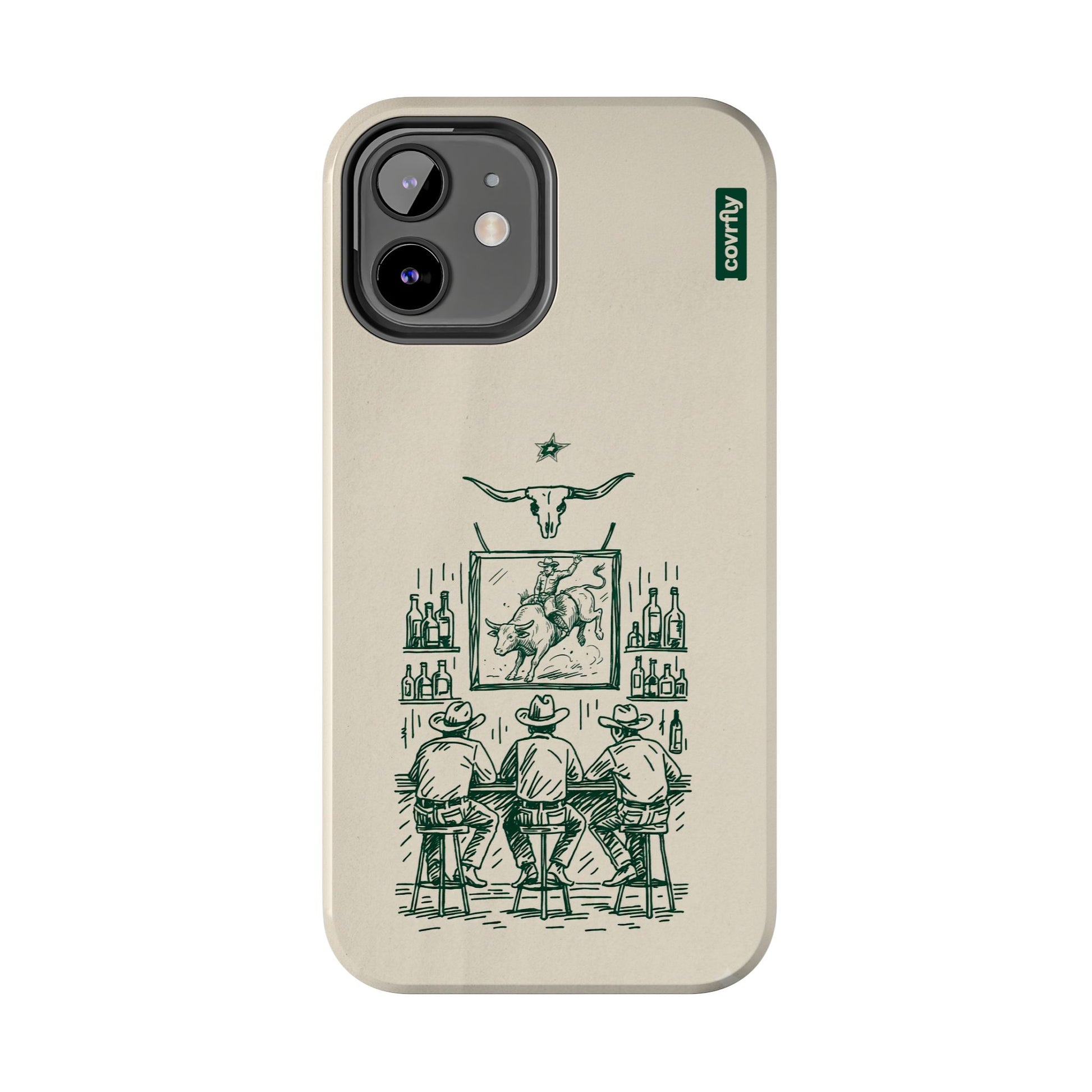 Funda Tres Sillas para iPhone 12 - View 1 - Diseño Premium covrfly