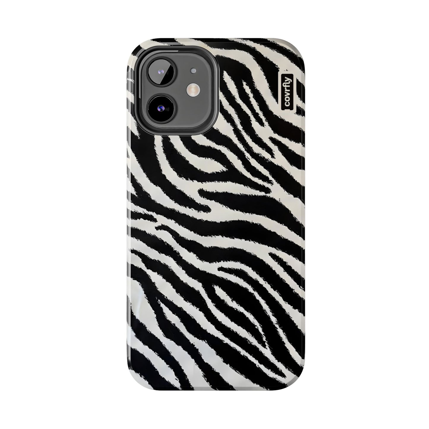 Funda Zebra Mode para iPhone 12 - View 1 - Diseño Premium covrfly
