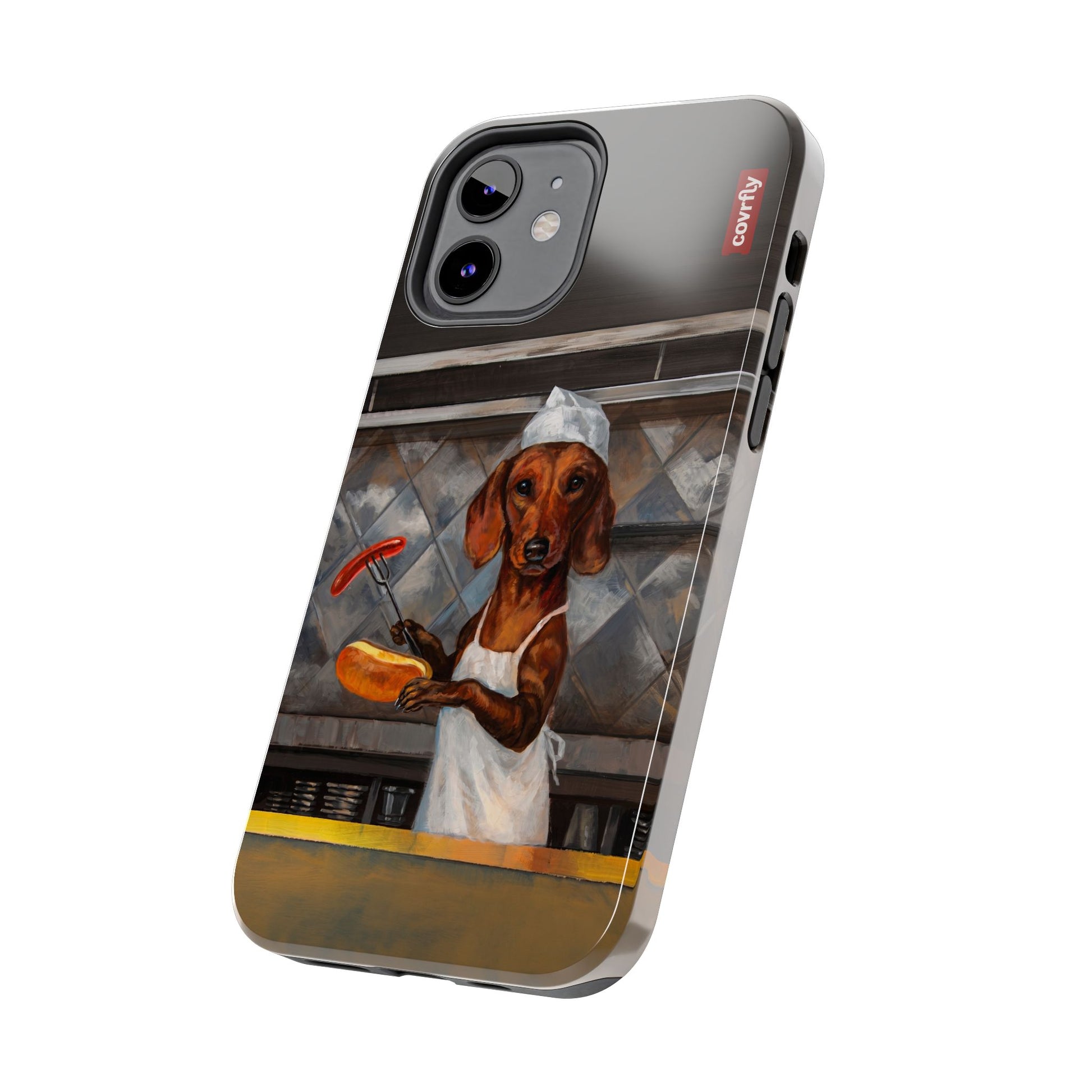 Funda Chef Salchicha para iPhone 12 - View 2 - Diseño Premium covrfly