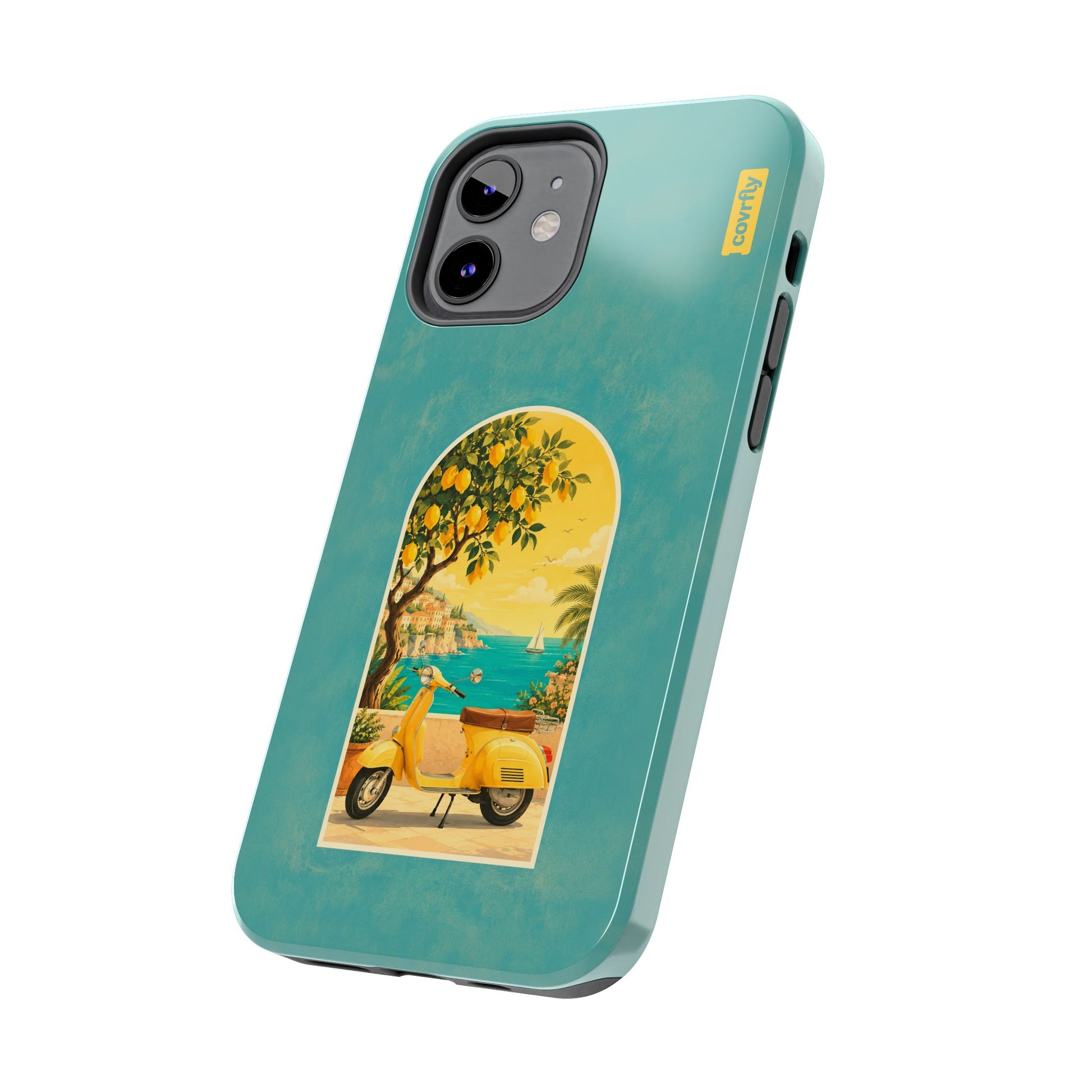Funda Costa Quieta para iPhone 12 - View 2 - Diseño Premium covrfly