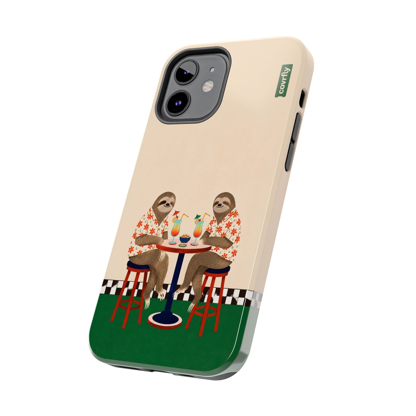 Funda Dos Perezas para iPhone 12 - View 2 - Diseño Premium covrfly