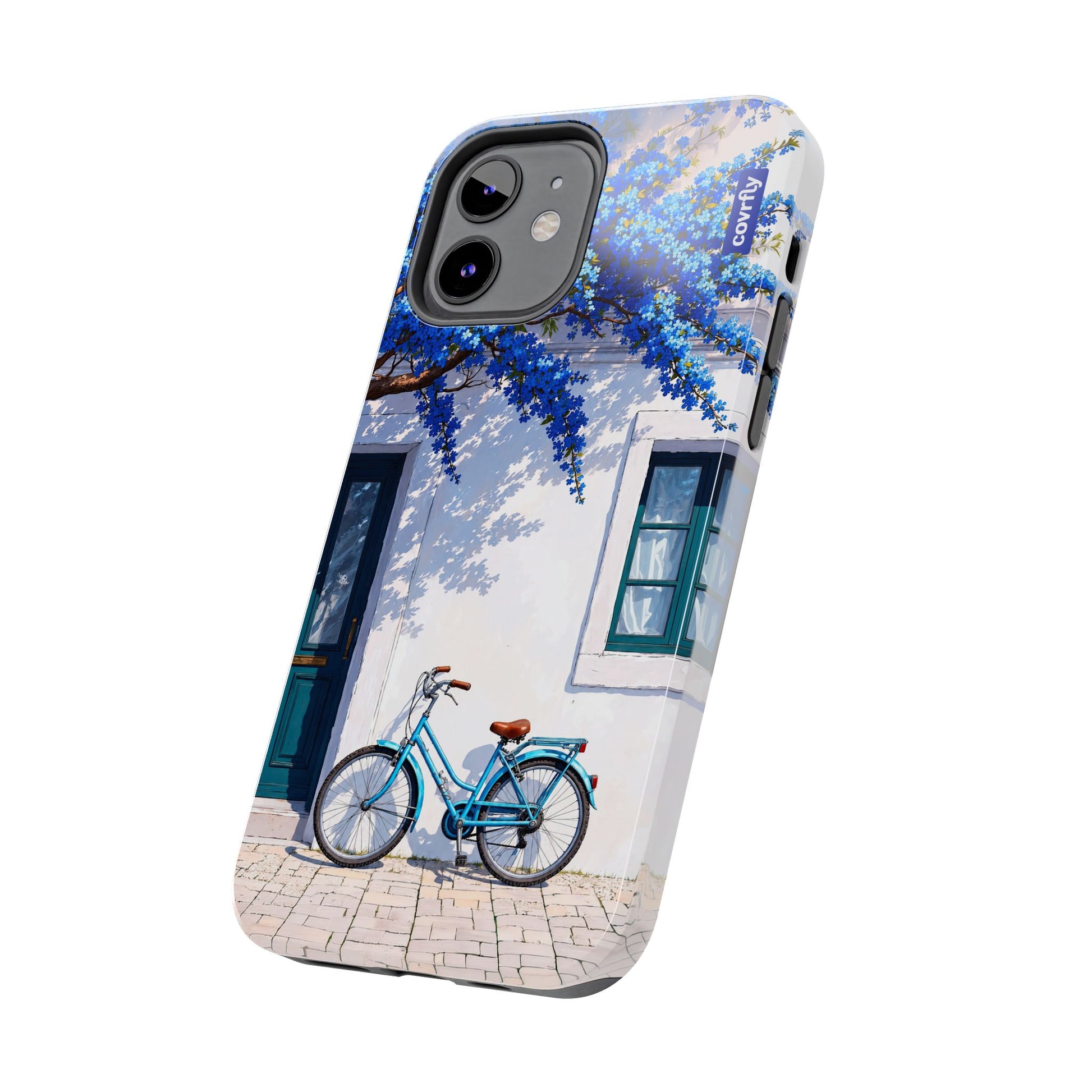 Funda Flores & Ruedas para iPhone 12 - View 2 - Diseño Premium covrfly