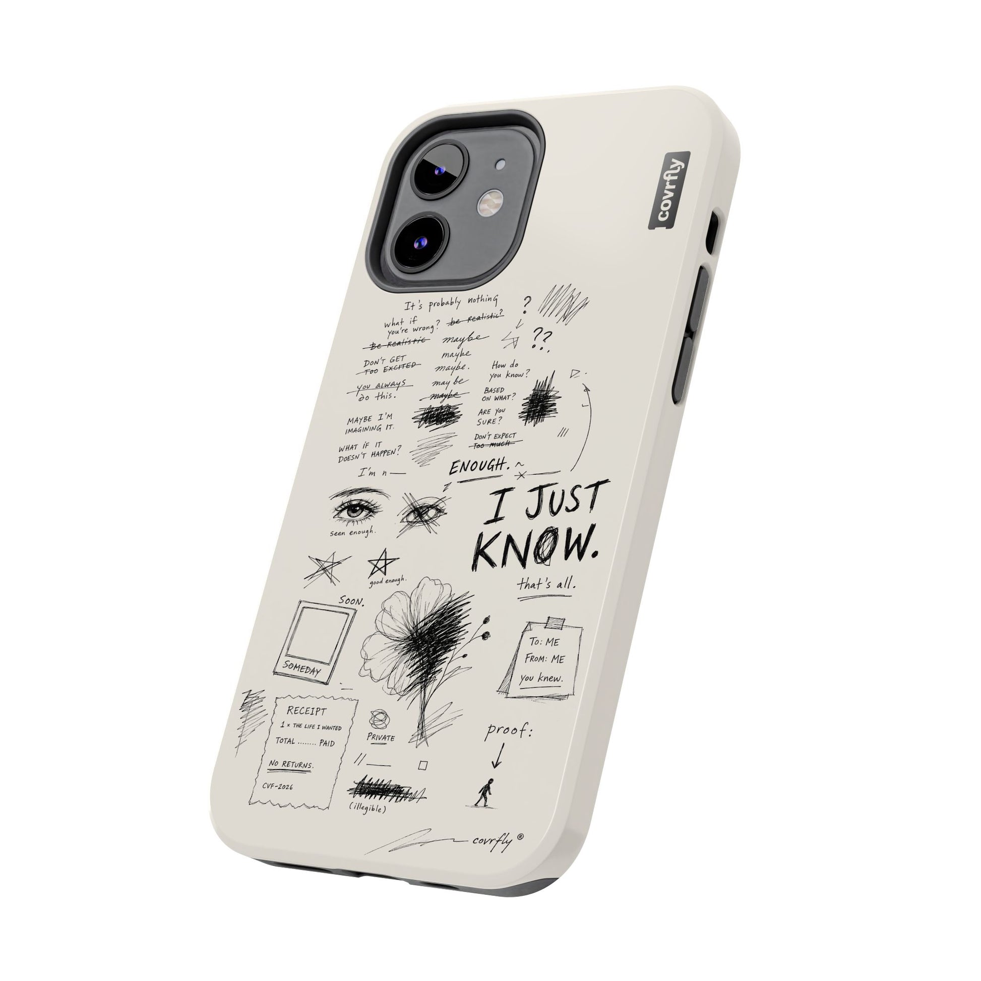 Funda I Just Know para iPhone 12 - View 2 - Diseño Premium covrfly