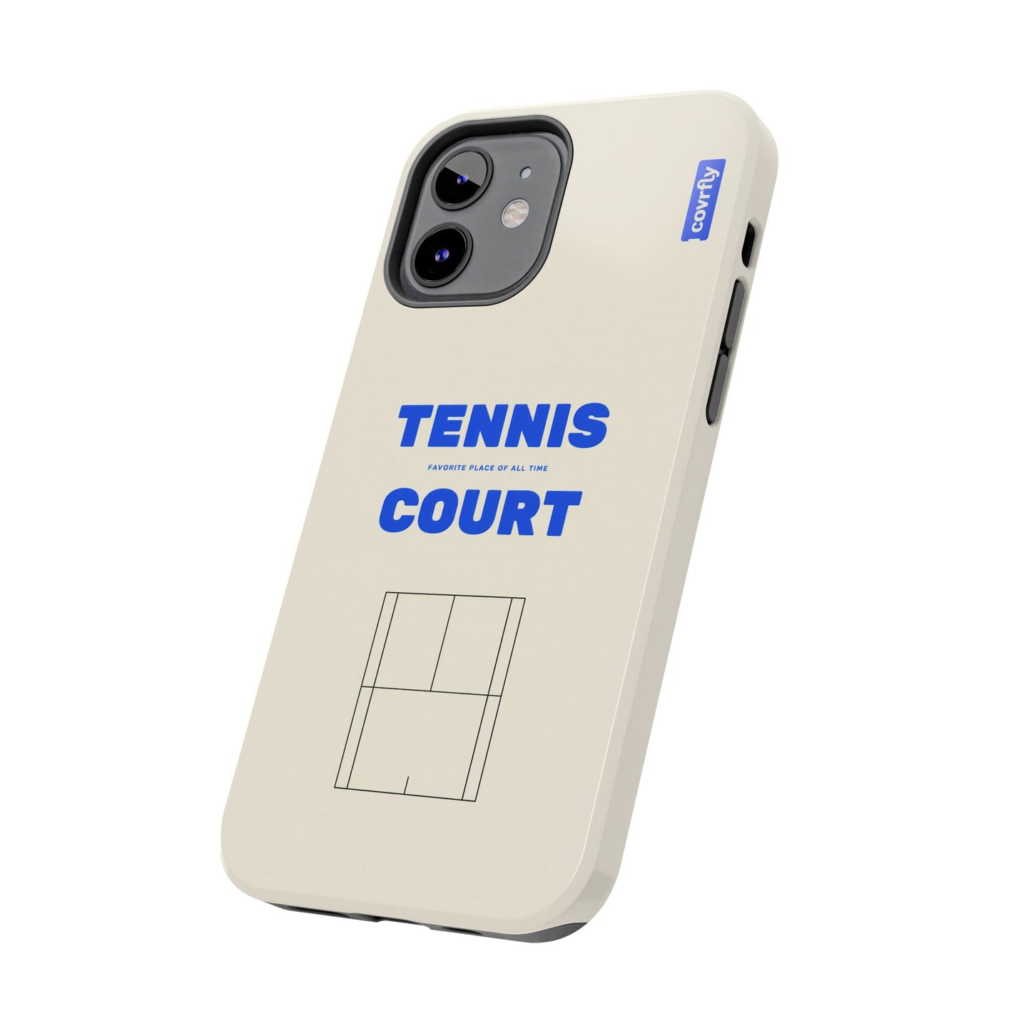 Funda Tennis Court para iPhone 12 - View 2 - Diseño Premium covrfly