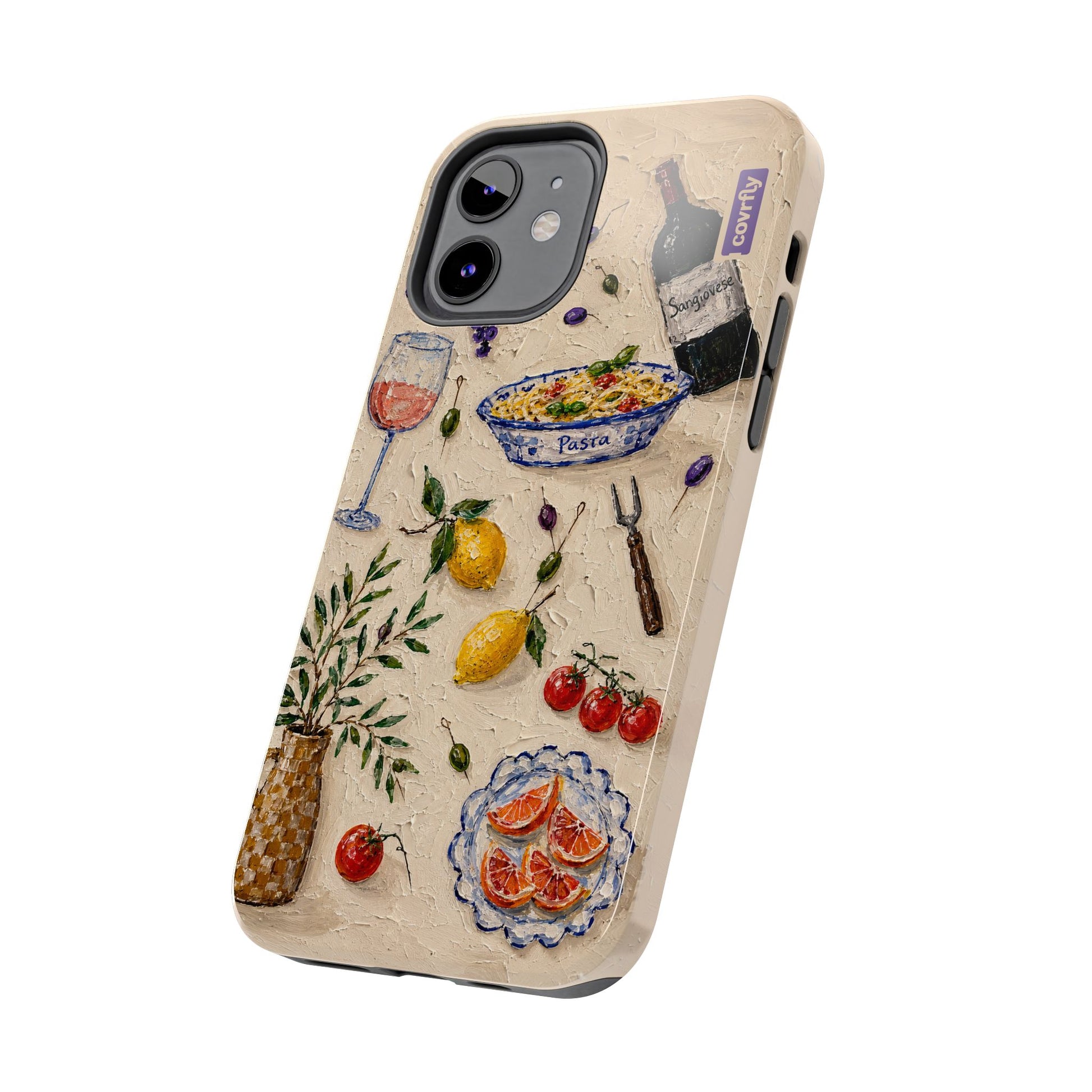 Funda Trattoria para iPhone 12 - View 2 - Diseño Premium covrfly