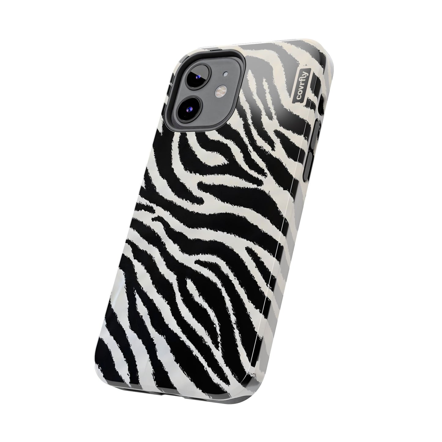 Funda Zebra Mode para iPhone 12 - View 2 - Diseño Premium covrfly