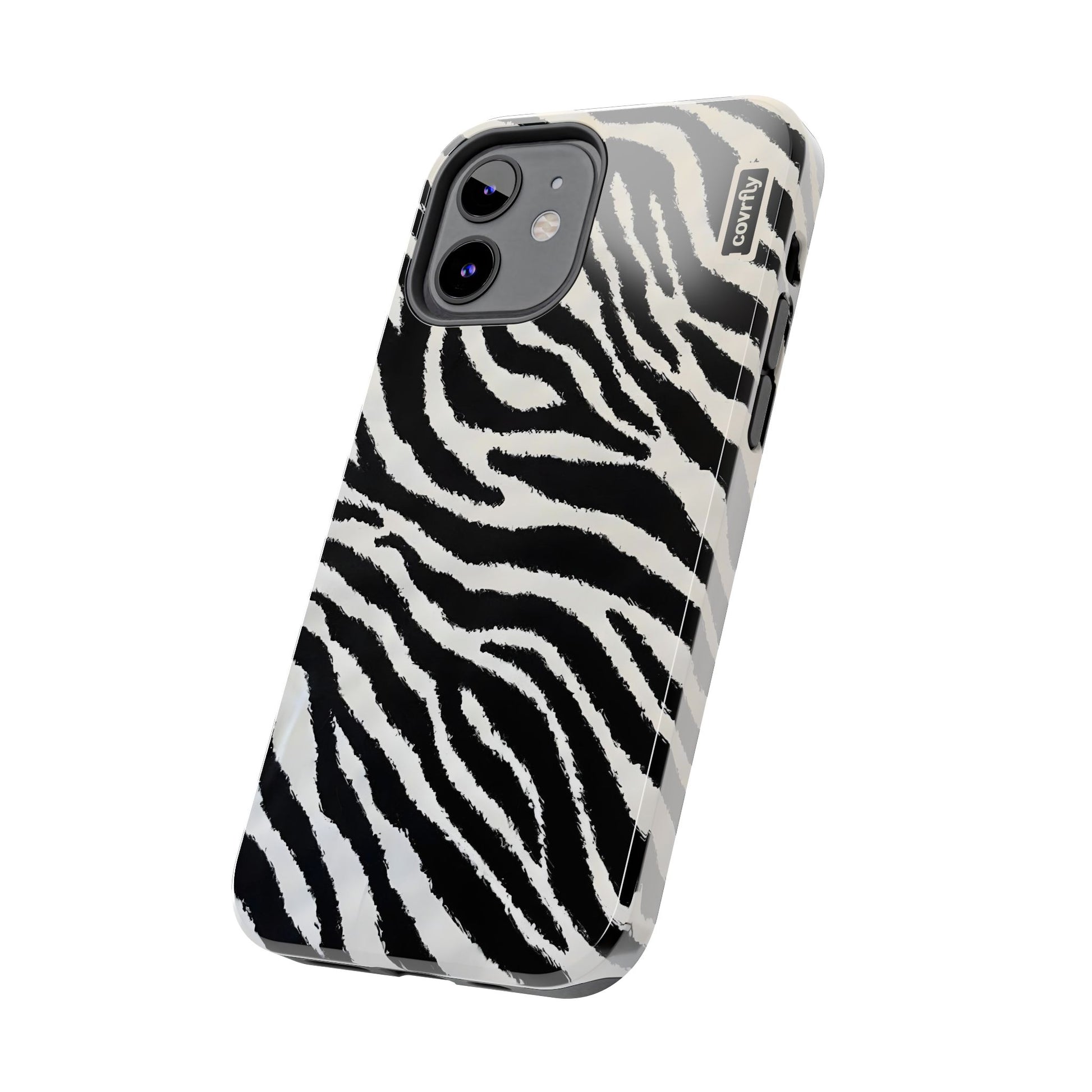 Funda Zebra Mode para iPhone 12 - View 2 - Diseño Premium covrfly