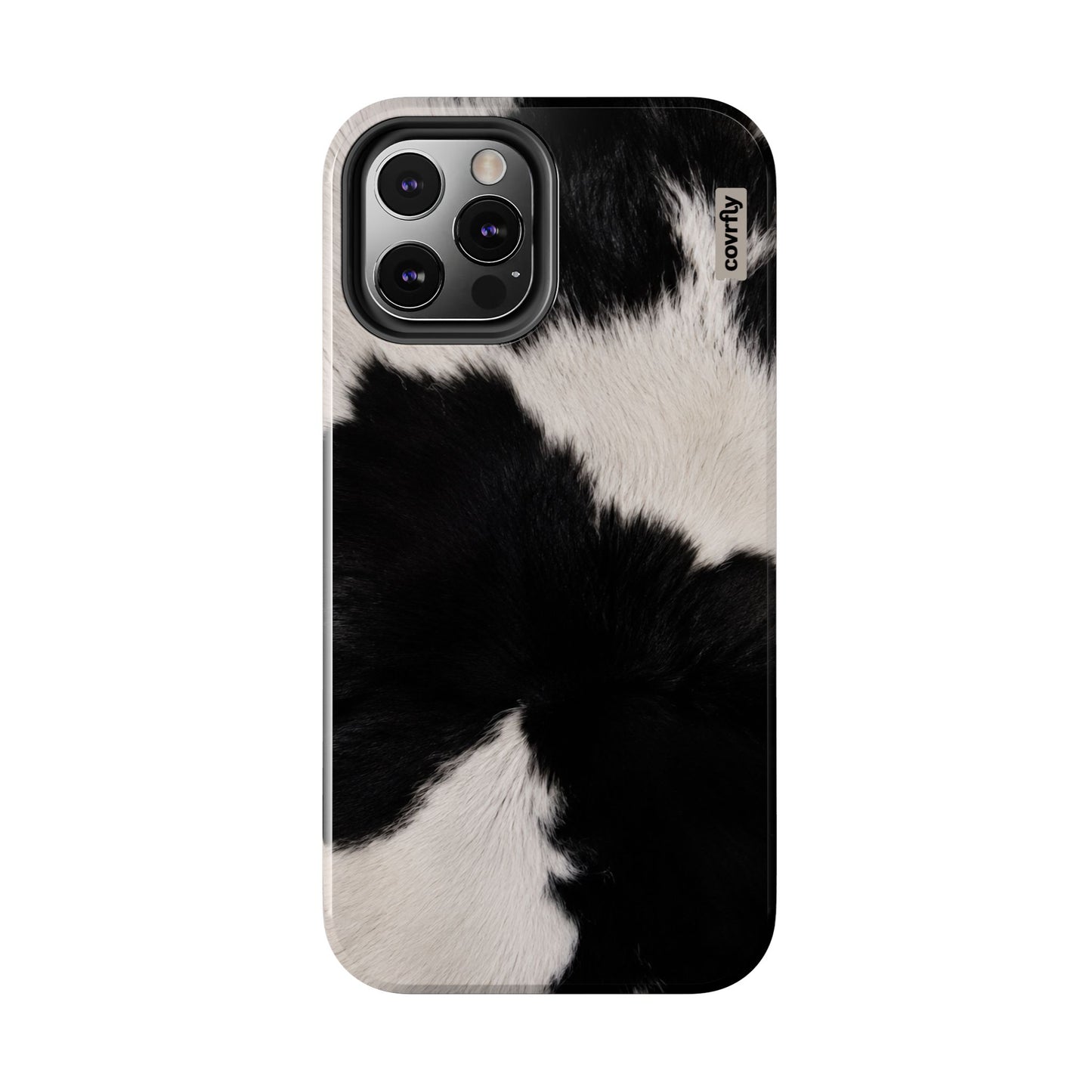 Funda Blanco, negro, punto. para iPhone 12 Pro - View 1 - Diseño Premium covrfly
