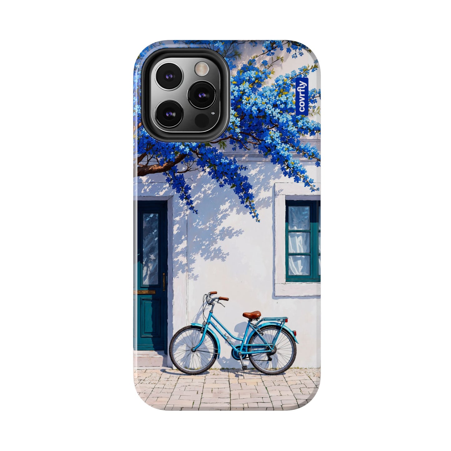 Funda Flores & Ruedas para iPhone 12 Pro - View 1 - Diseño Premium covrfly