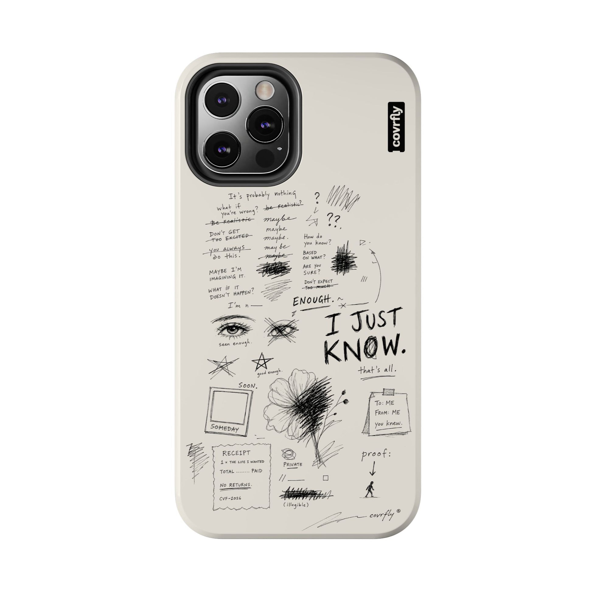 Funda I Just Know para iPhone 12 Pro - View 1 - Diseño Premium covrfly
