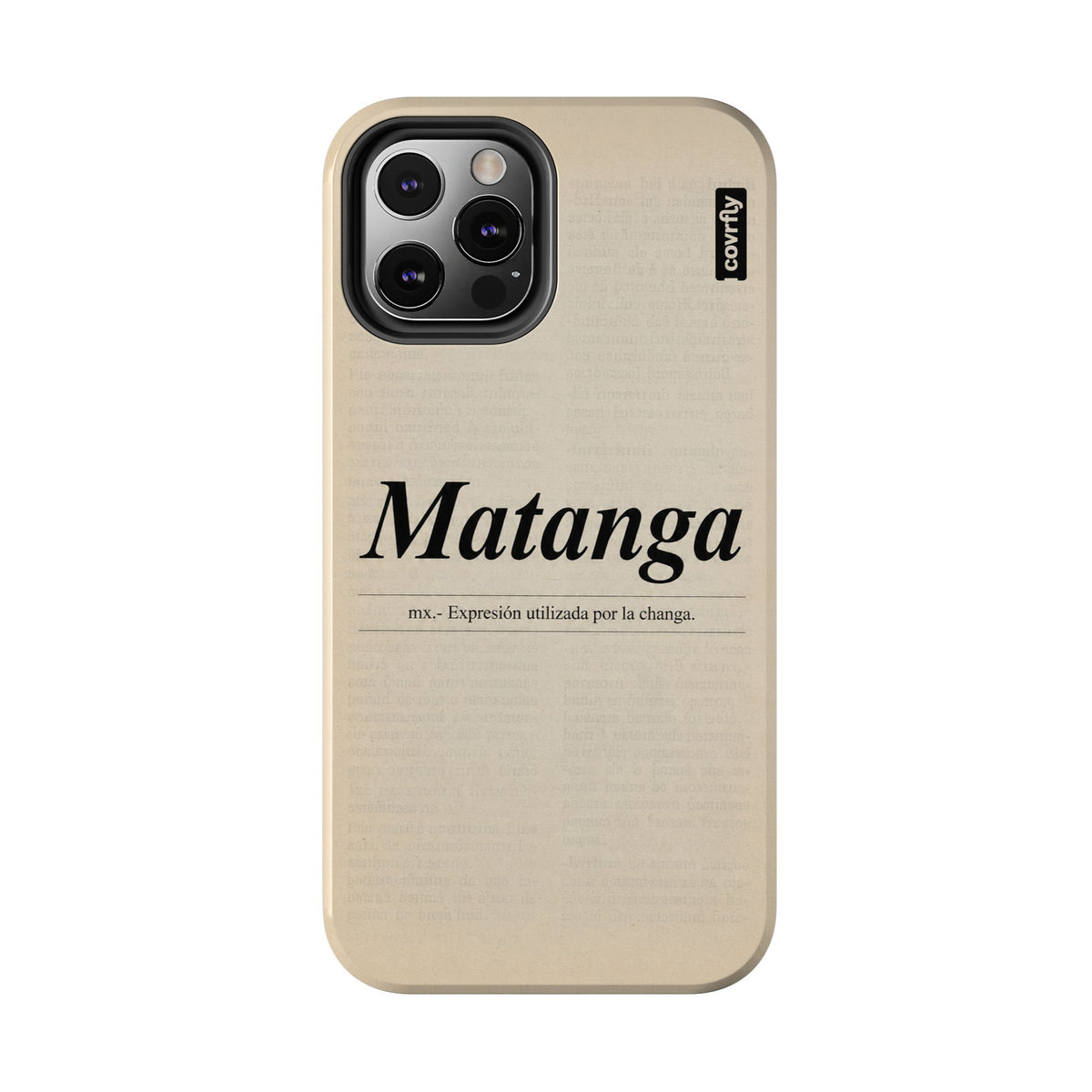Funda Matanga Dijo para iPhone 12 Pro - View 1 - Diseño Premium covrfly