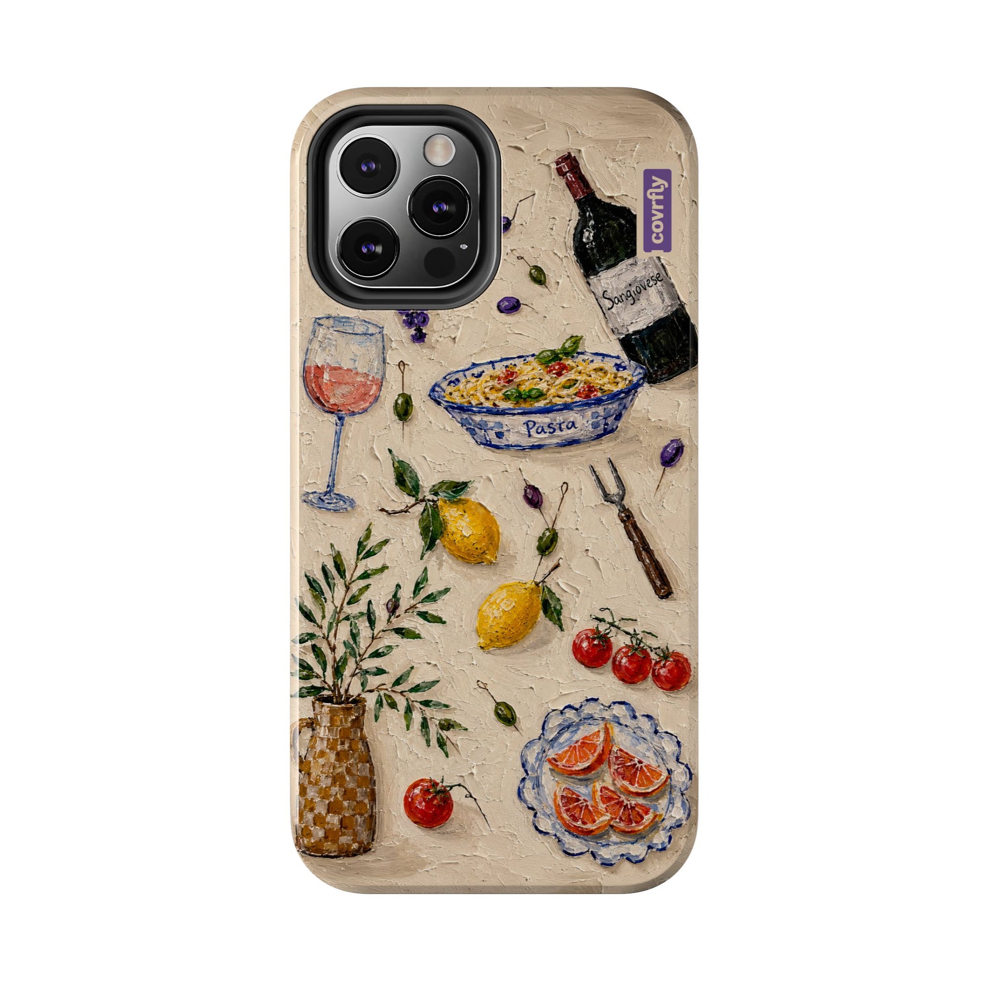 Funda Trattoria para iPhone 12 Pro - View 1 - Diseño Premium covrfly