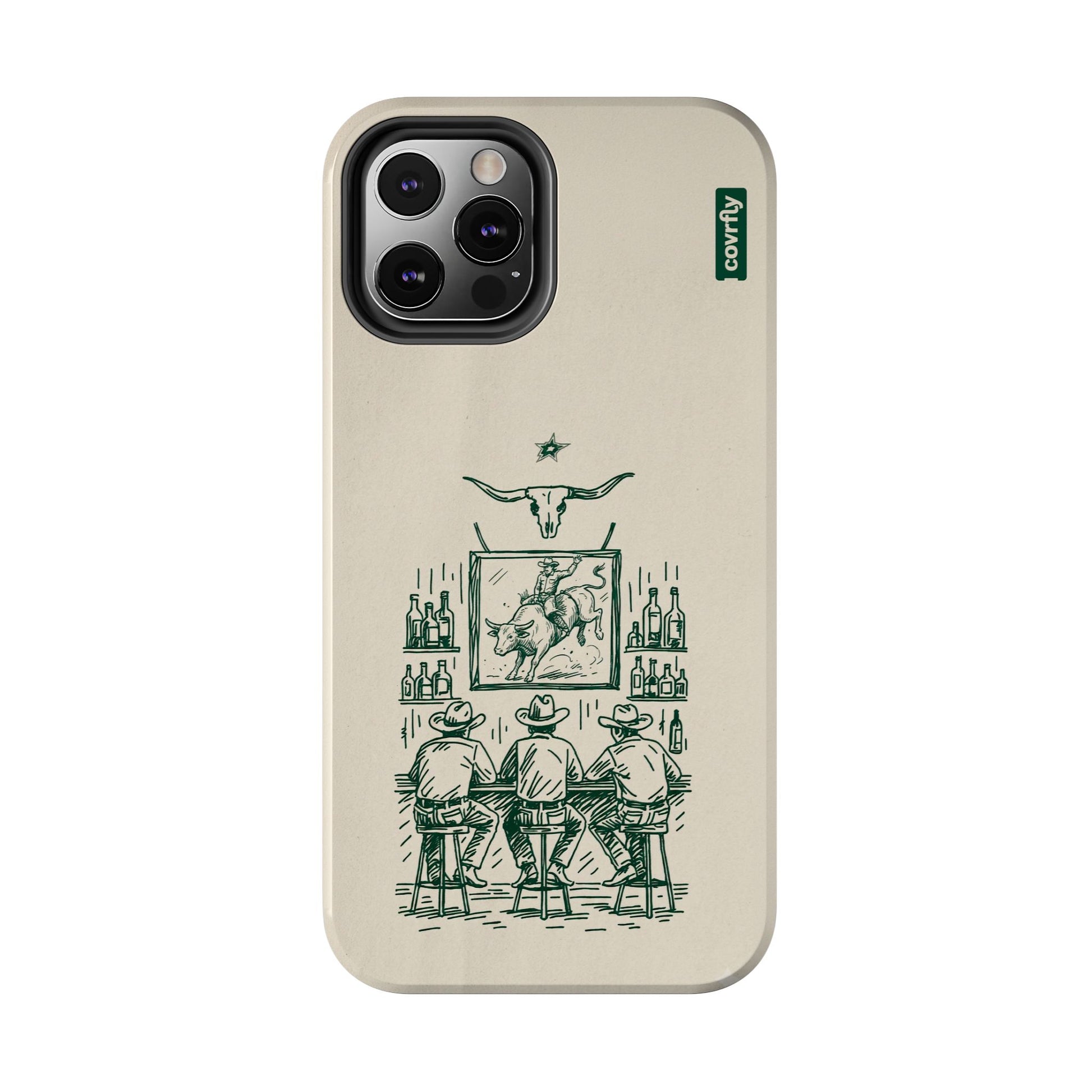 Funda Tres Sillas para iPhone 12 Pro - View 1 - Diseño Premium covrfly