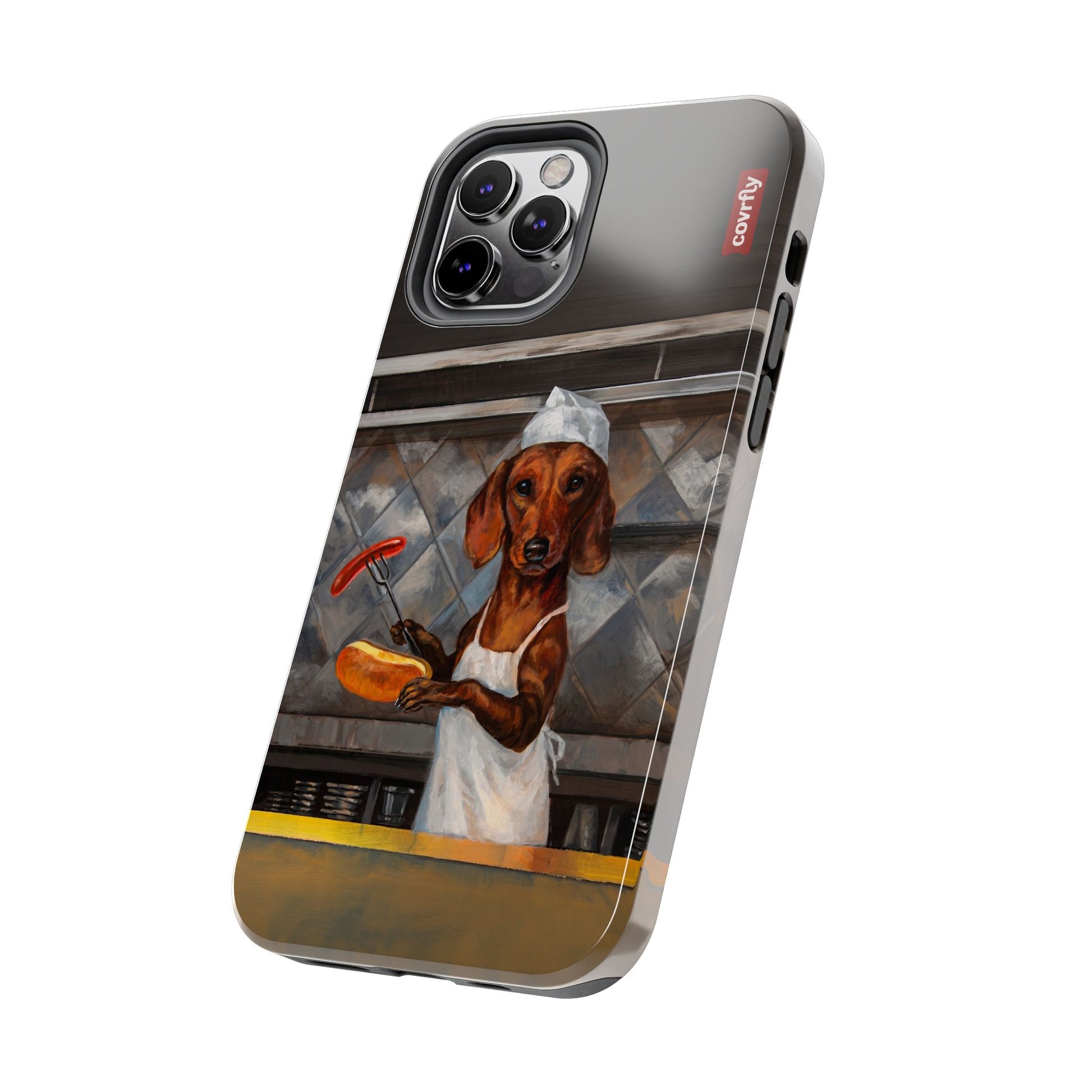 Funda Chef Salchicha para iPhone 12 Pro - View 2 - Diseño Premium covrfly