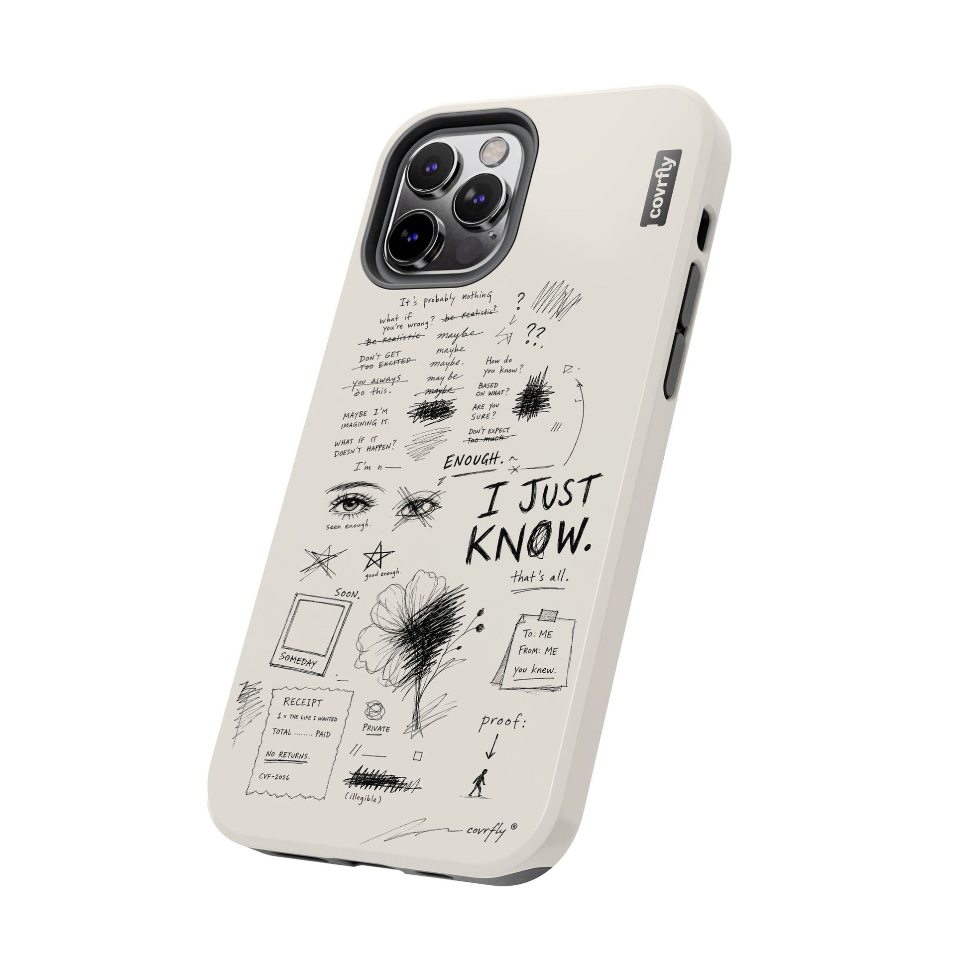 Funda I Just Know para iPhone 12 Pro - View 2 - Diseño Premium covrfly