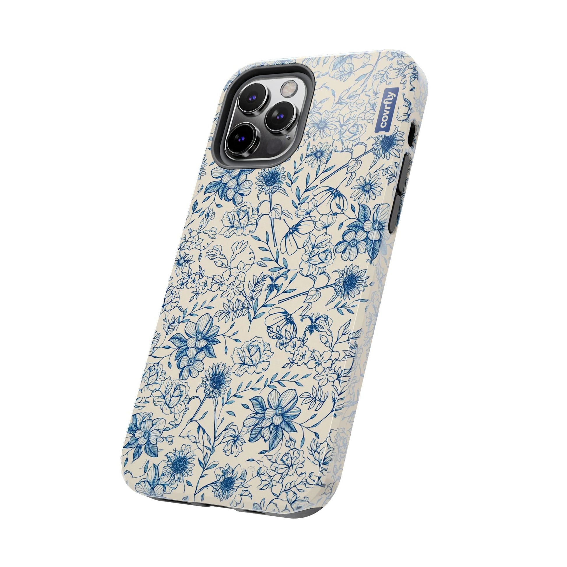 Funda Línea Botánica para iPhone 12 Pro - View 2 - Diseño Premium covrfly