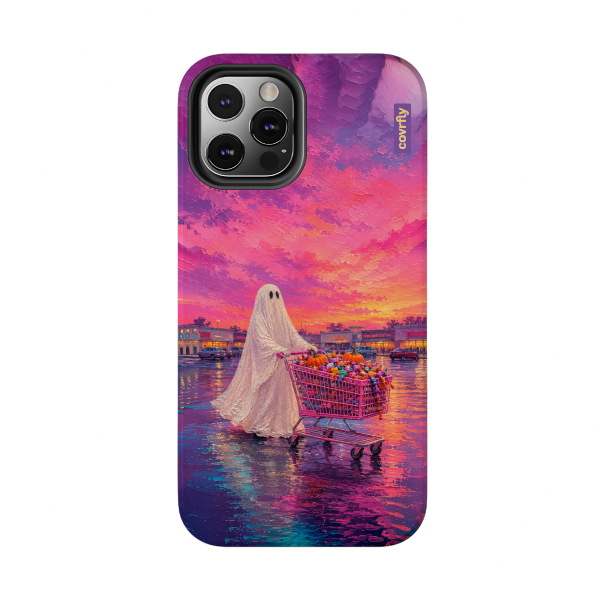 Funda Shopaholic Spirit para iPhone 12 Pro - View 2 - Diseño Premium covrfly