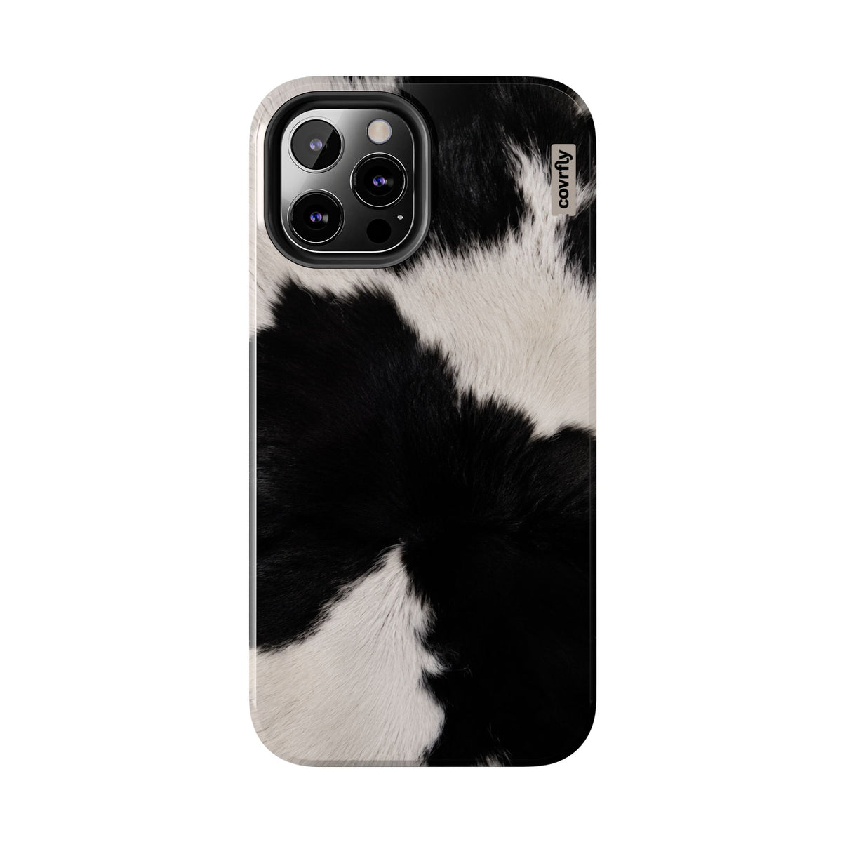 Funda Blanco, negro, punto. para iPhone 12 Pro Max - View 1 - Diseño Premium covrfly