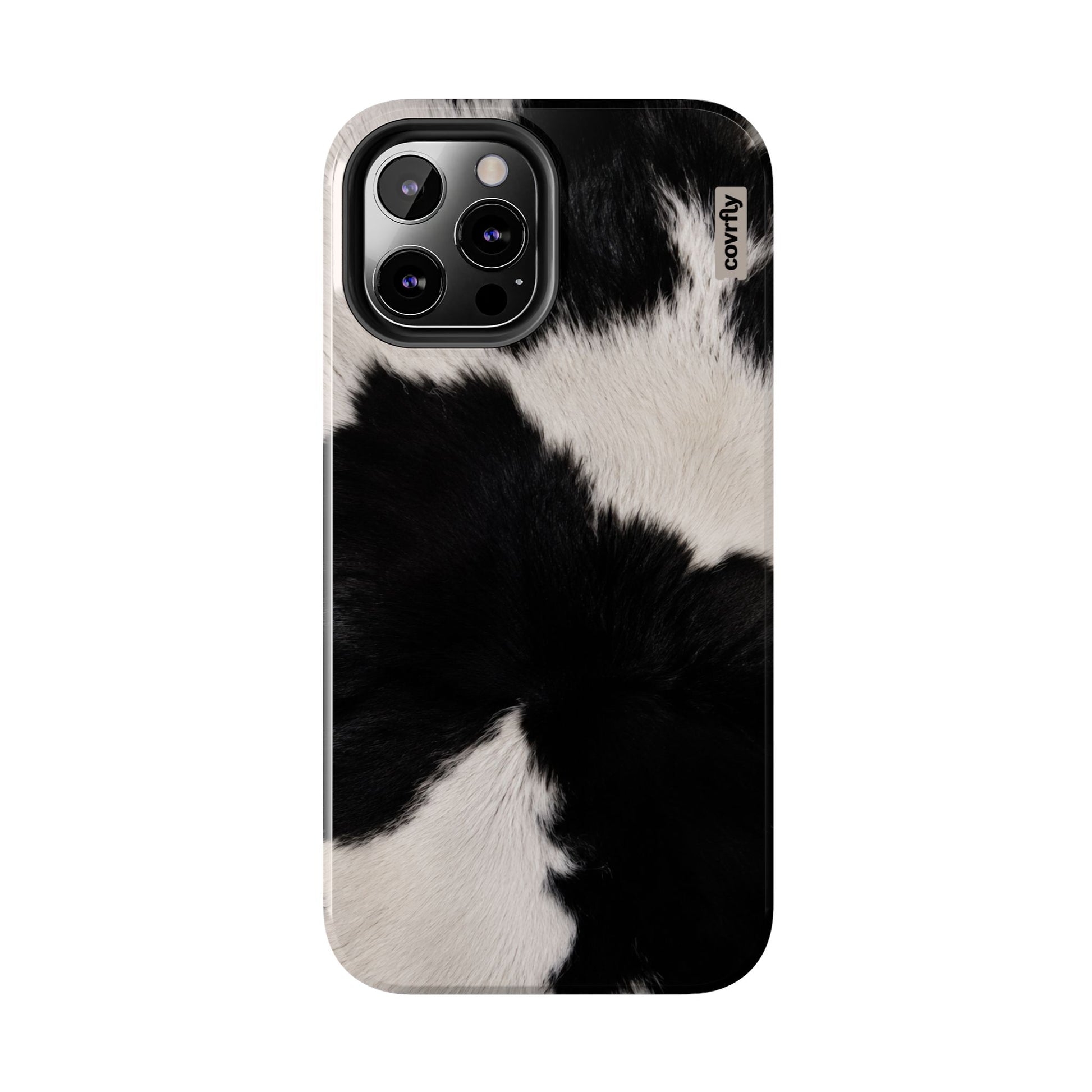 Funda Blanco, negro, punto. para iPhone 12 Pro Max - View 1 - Diseño Premium covrfly