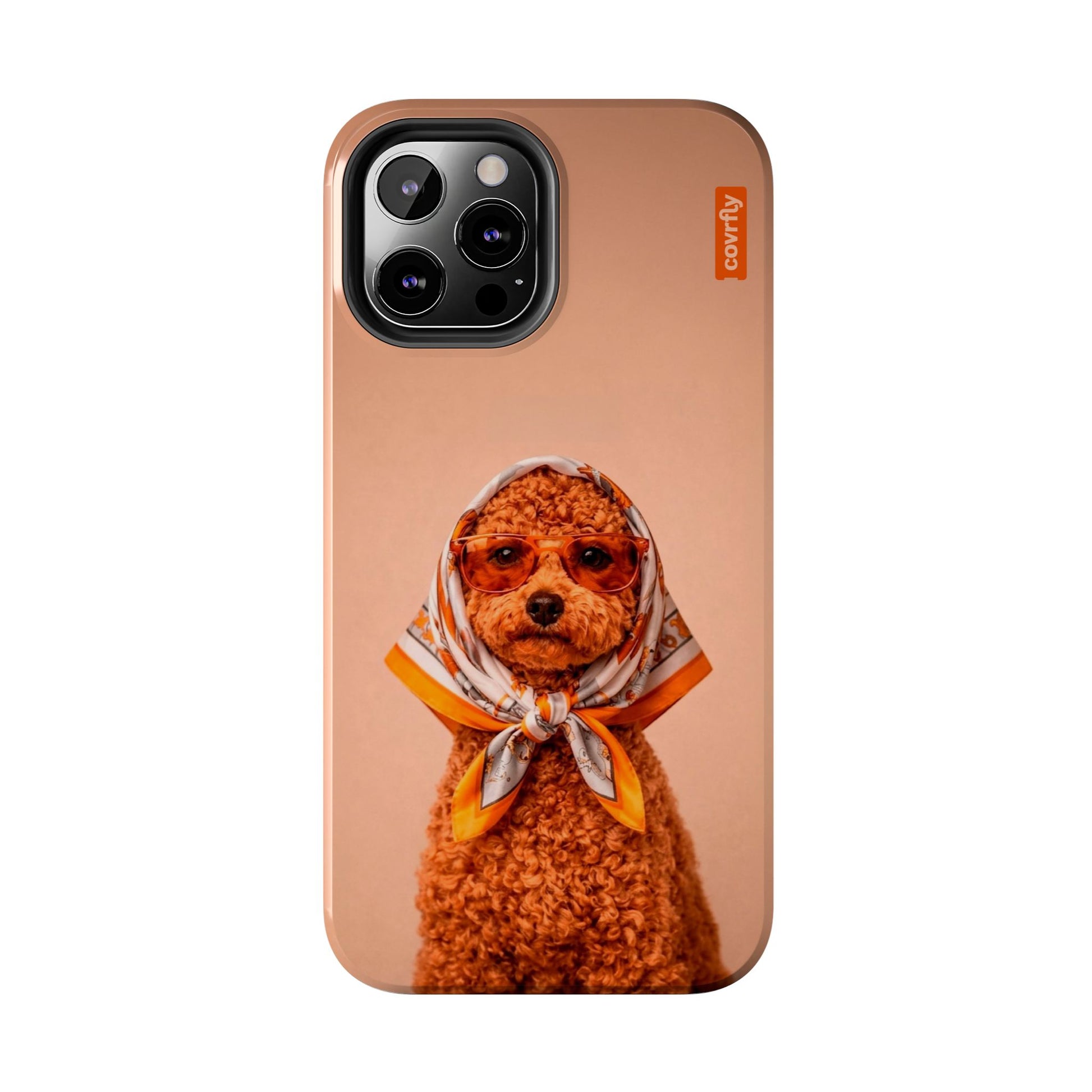 Funda Couture Pup para iPhone 12 Pro Max - View 1 - Diseño Premium covrfly