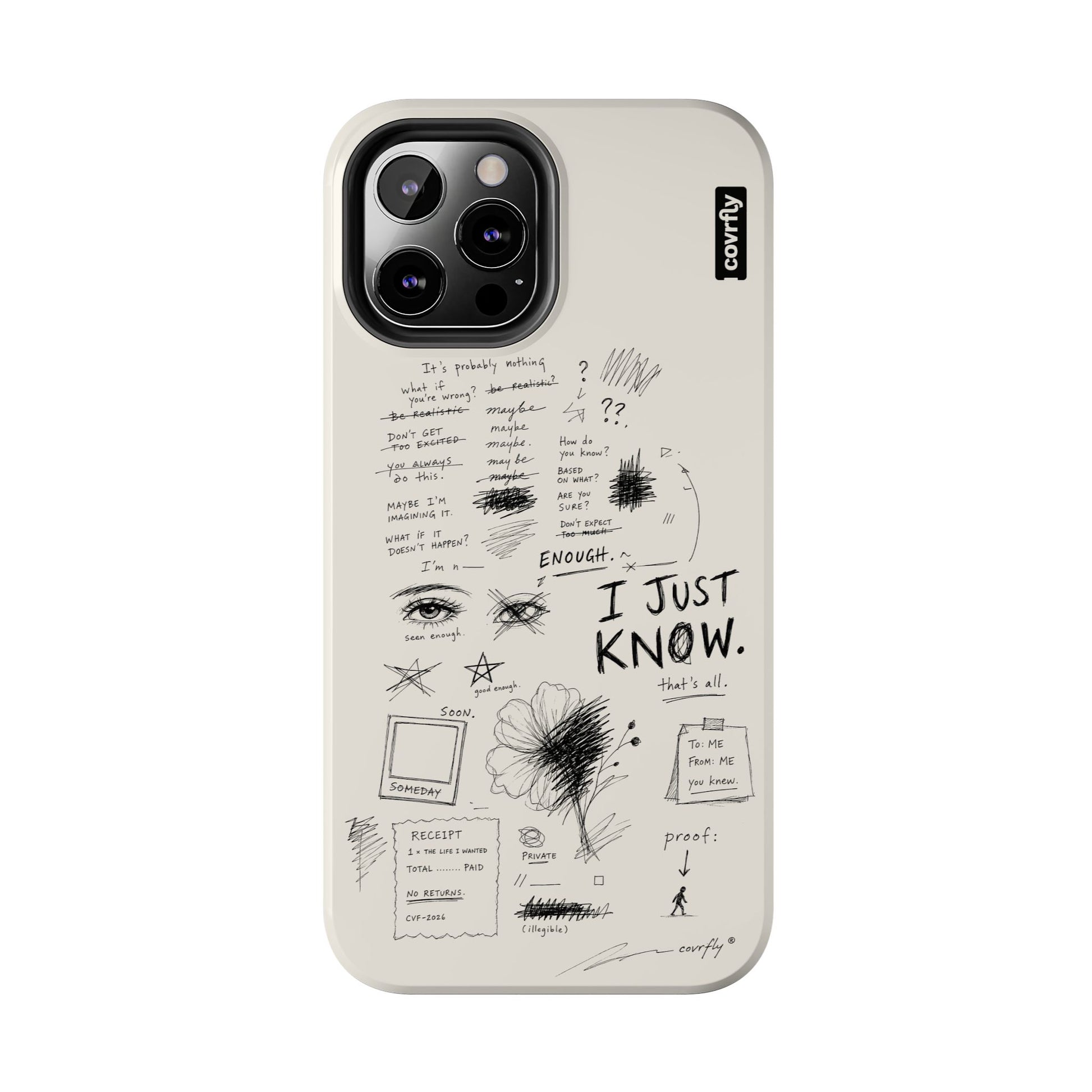 Funda I Just Know para iPhone 12 Pro Max - View 1 - Diseño Premium covrfly