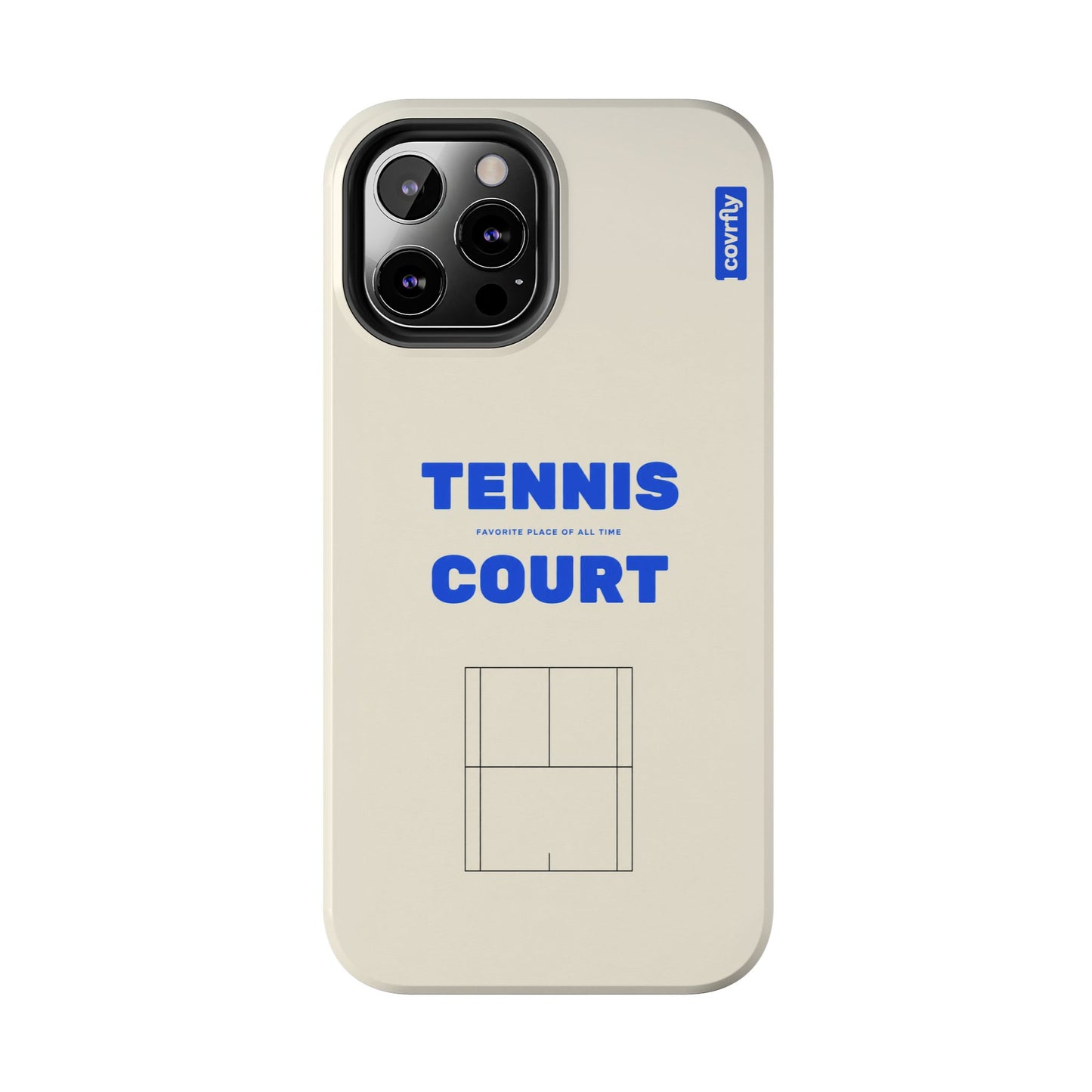 Funda Tennis Court para iPhone 12 Pro Max - View 1 - Diseño Premium covrfly