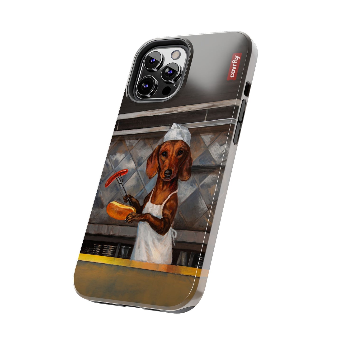 Funda Chef Salchicha para iPhone 12 Pro Max - View 2 - Diseño Premium covrfly