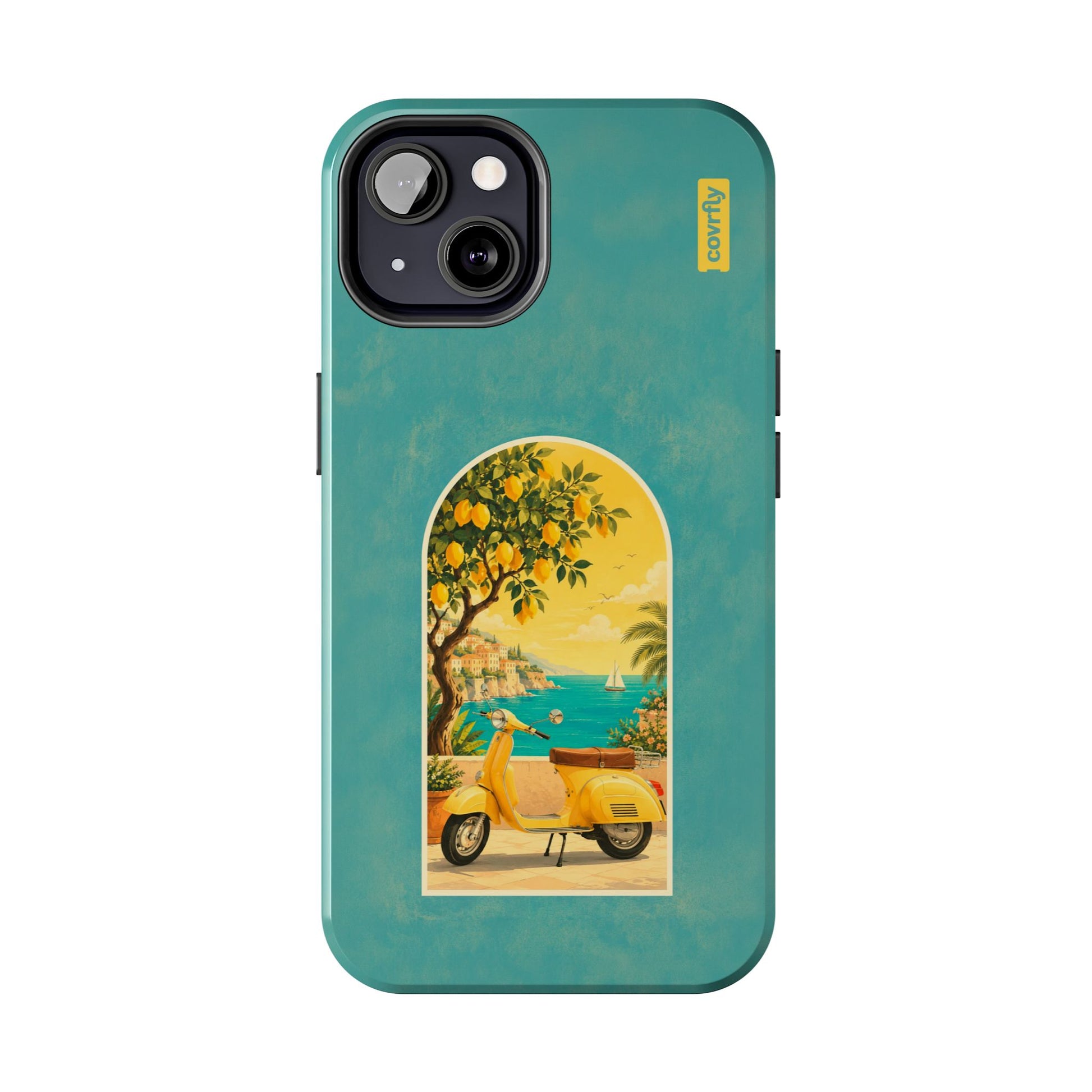 Funda Costa Quieta para iPhone 13 - View 1 - Diseño Premium covrfly