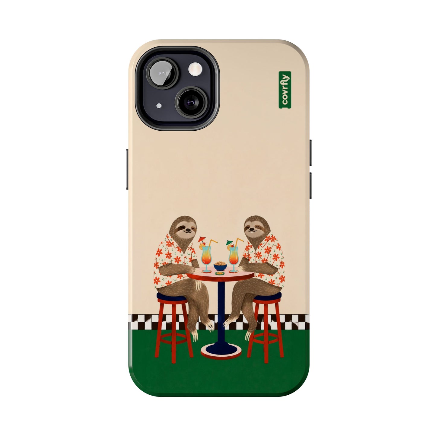 Funda Dos Perezas para iPhone 13 - View 1 - Diseño Premium covrfly