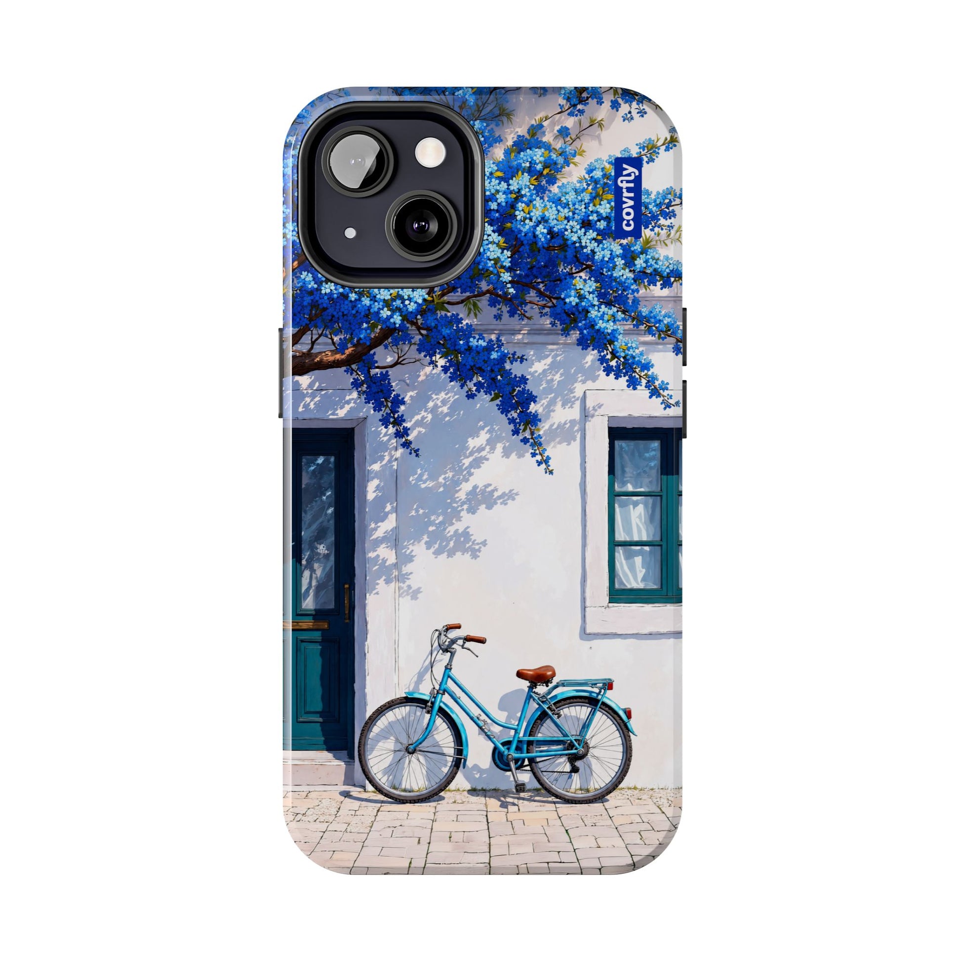 Funda Flores & Ruedas para iPhone 13 - View 1 - Diseño Premium covrfly