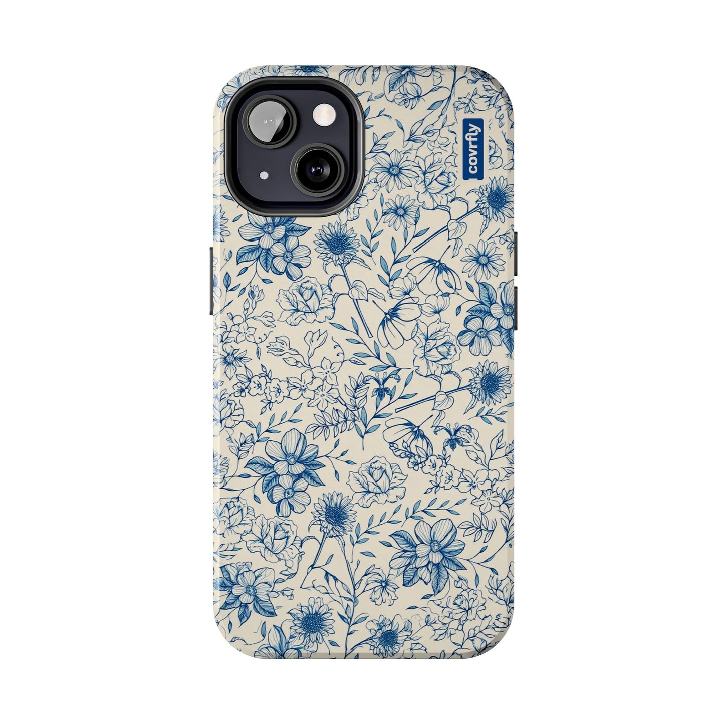 Funda Línea Botánica para iPhone 13 - View 1 - Diseño Premium covrfly