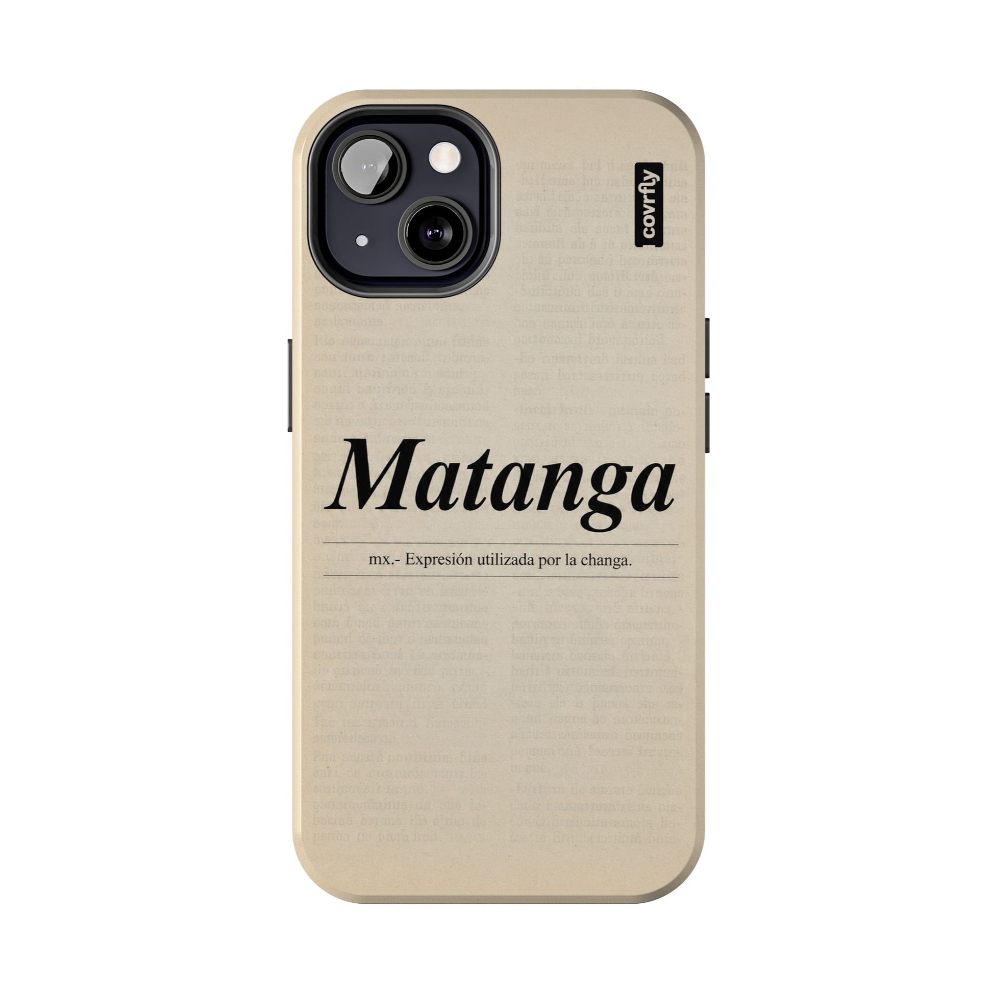 Funda Matanga Dijo para iPhone 13 - View 1 - Diseño Premium covrfly