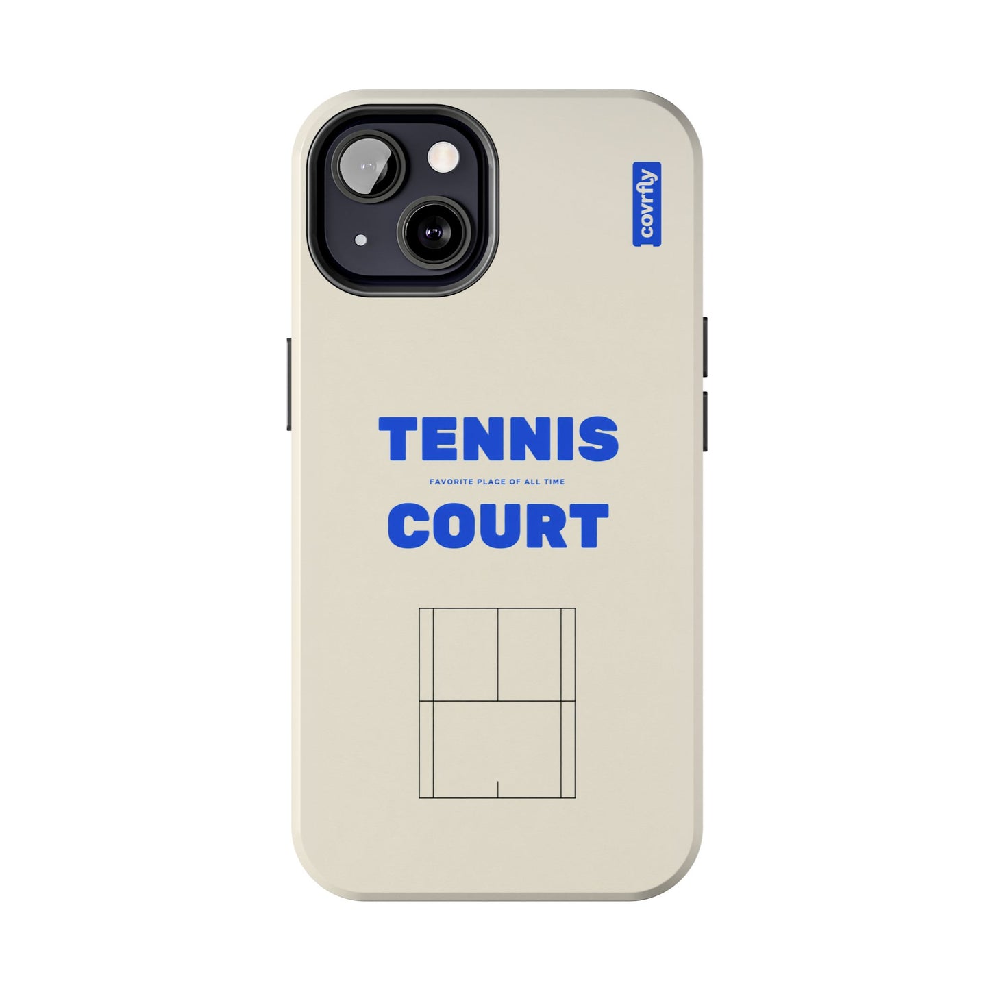 Funda Tennis Court para iPhone 13 - View 1 - Diseño Premium covrfly