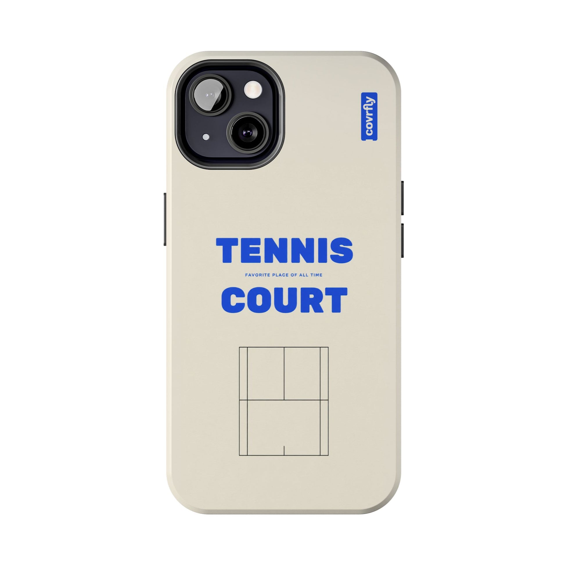 Funda Tennis Court para iPhone 13 - View 1 - Diseño Premium covrfly