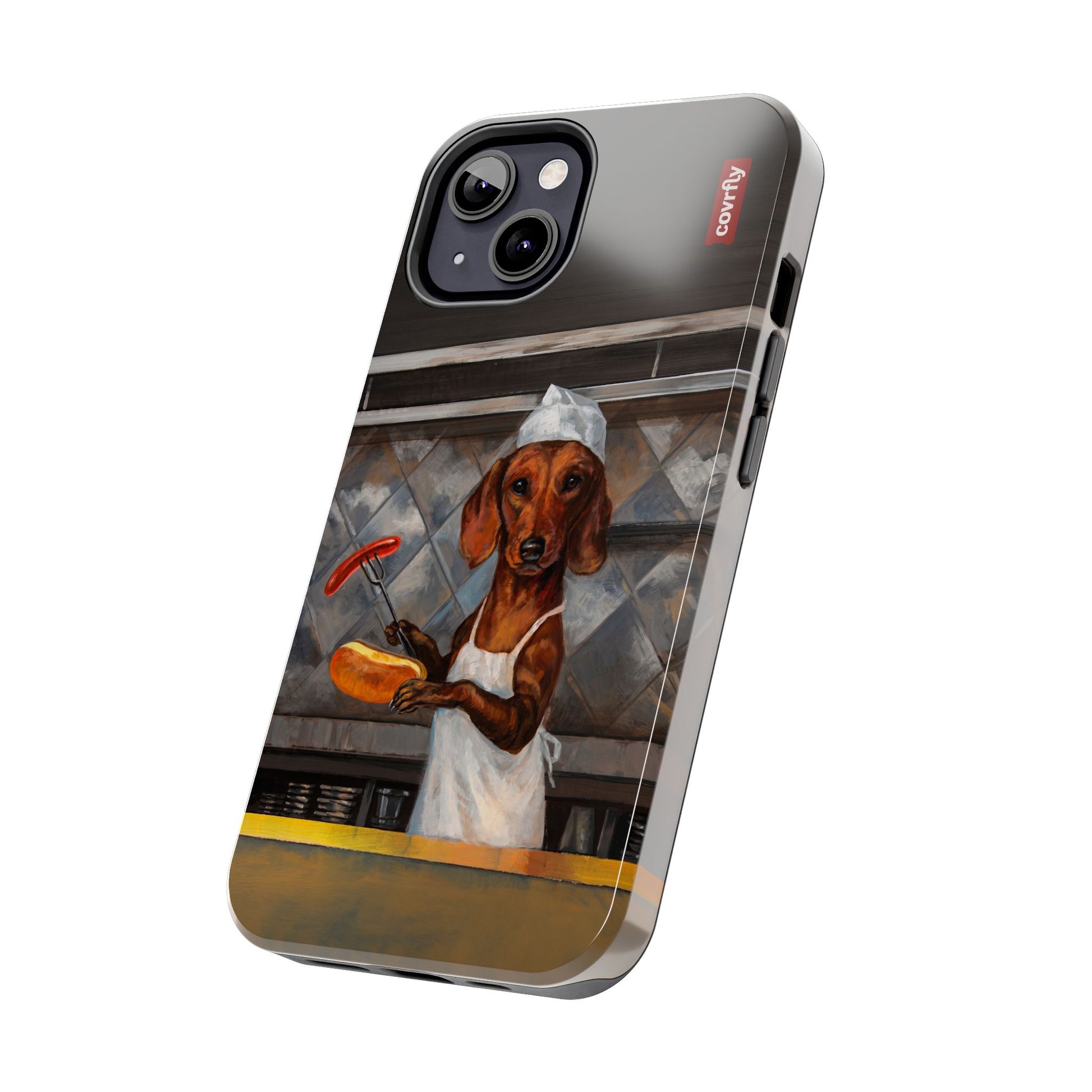 Funda Chef Salchicha para iPhone 13 - View 2 - Diseño Premium covrfly