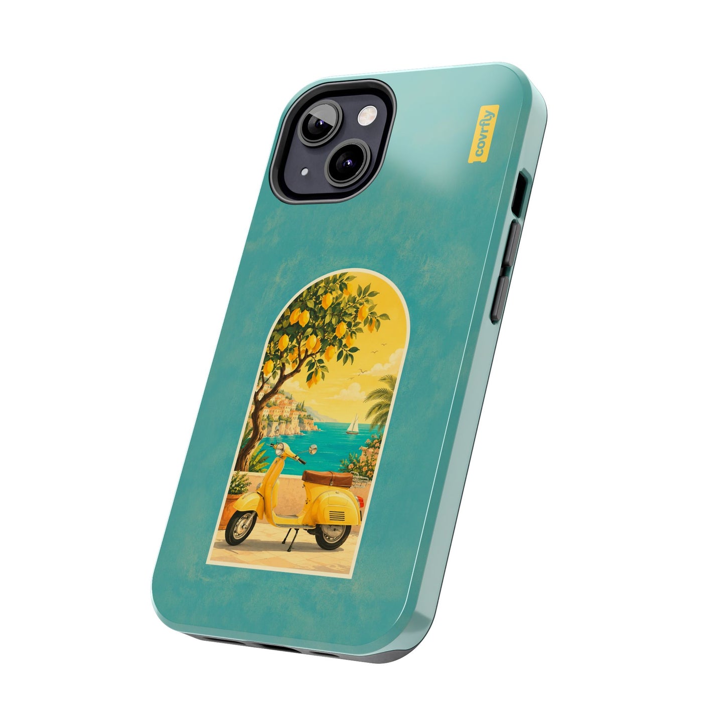 Funda Costa Quieta para iPhone 13 - View 2 - Diseño Premium covrfly