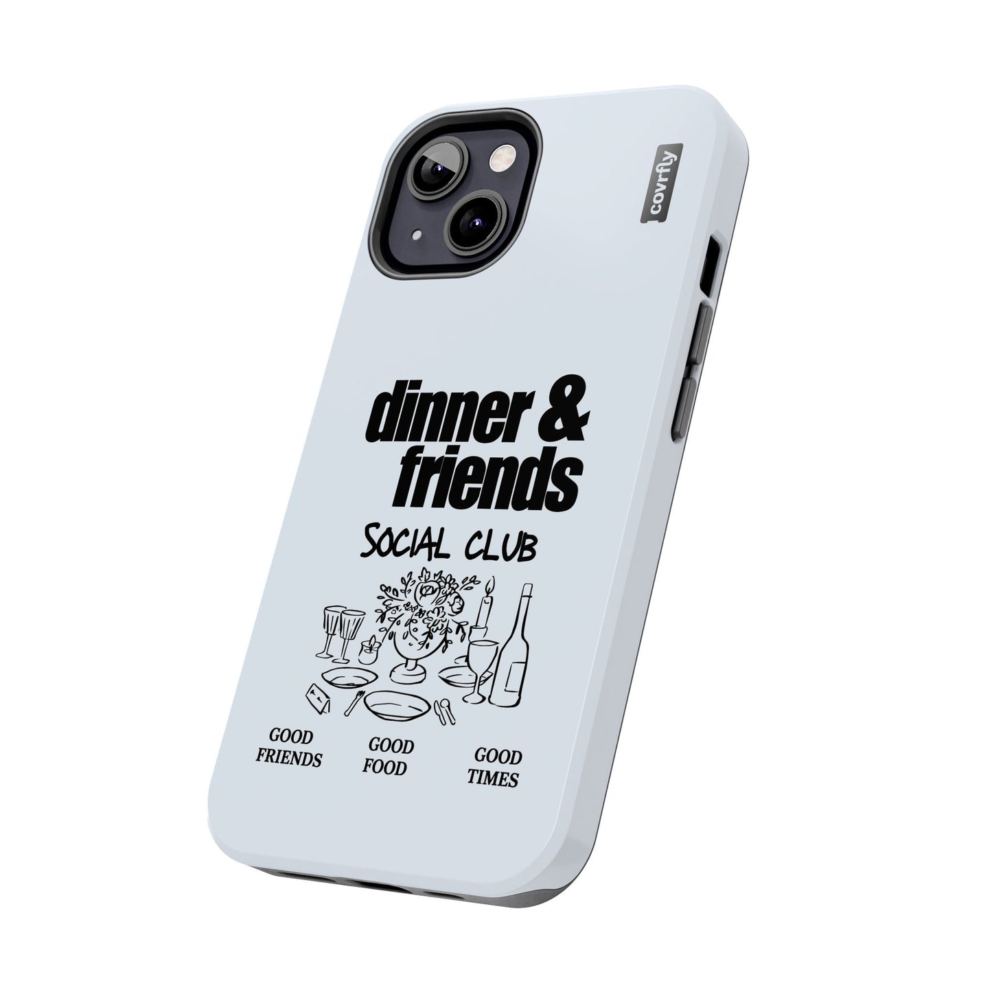 Funda Dinner & Friends para iPhone 13 - View 2 - Diseño Premium covrfly