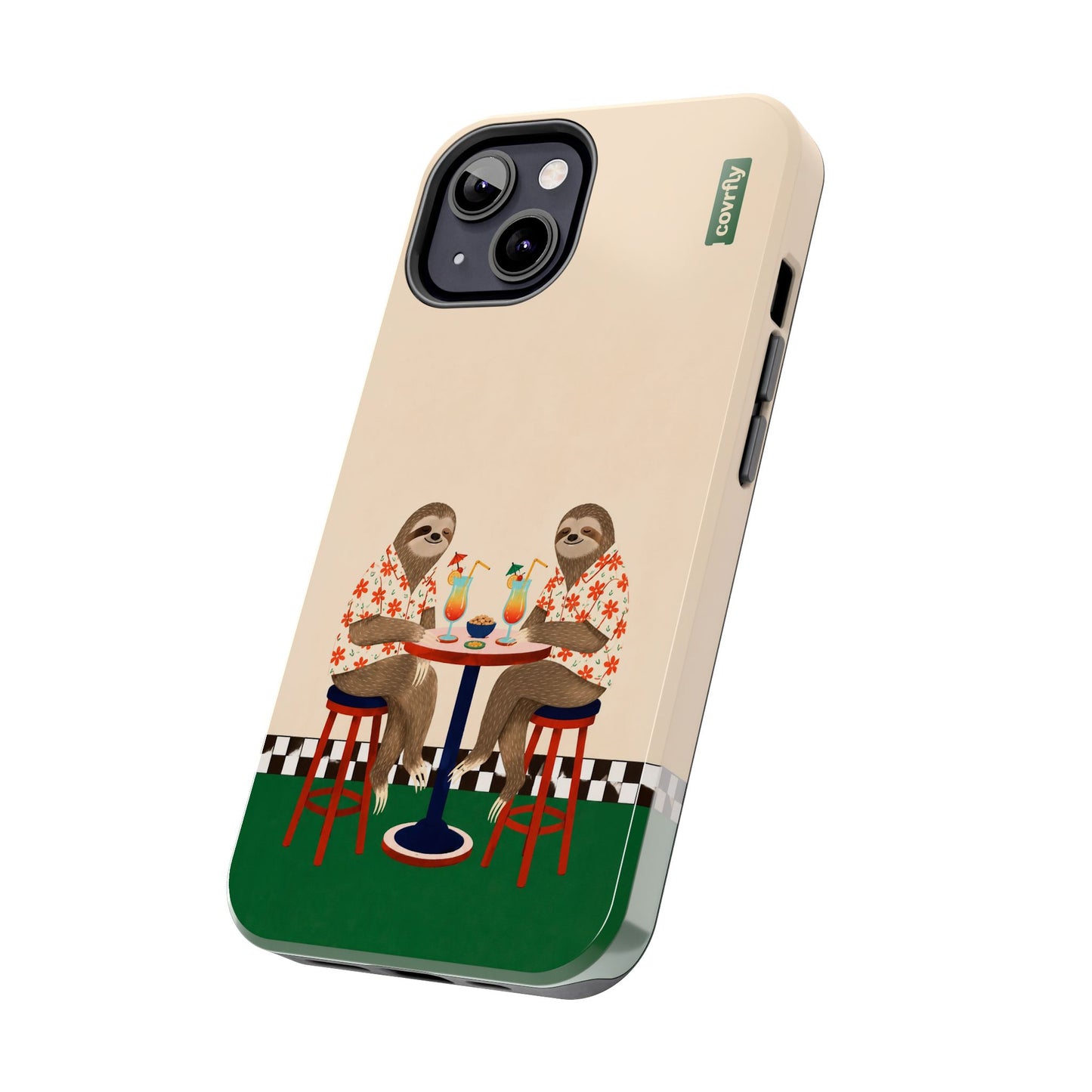Funda Dos Perezas para iPhone 13 - View 2 - Diseño Premium covrfly