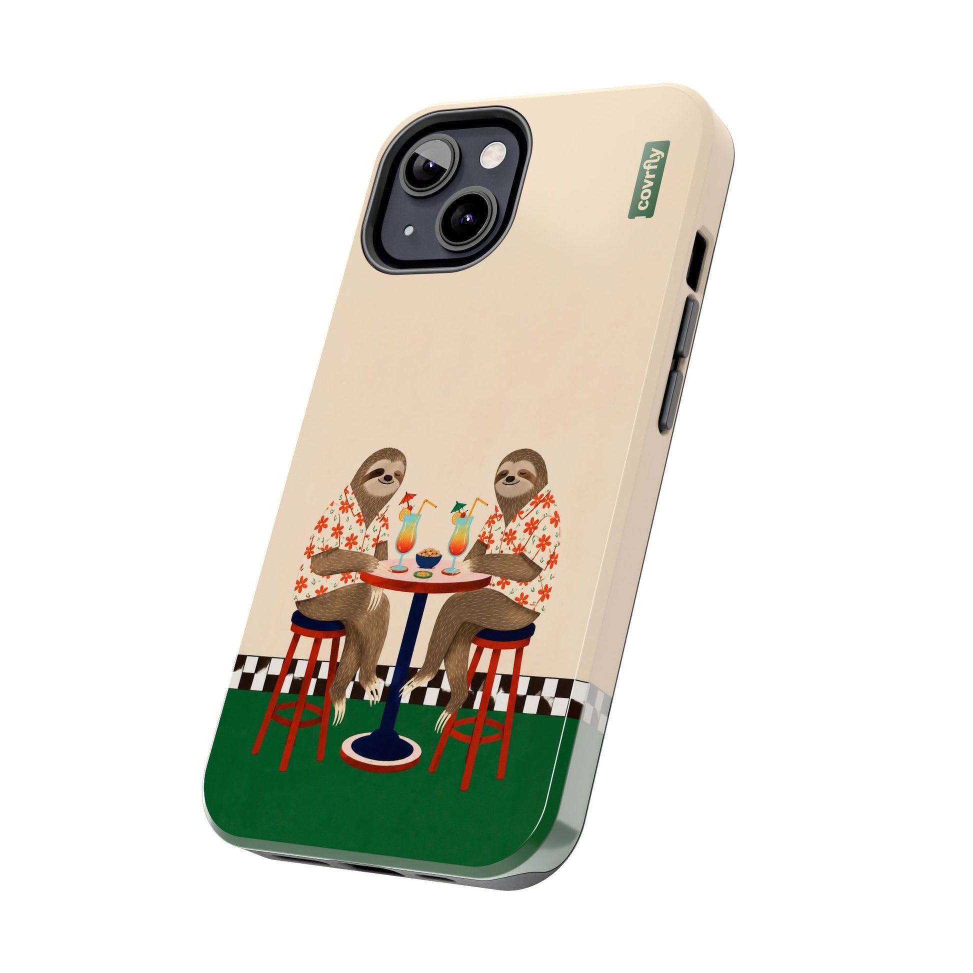 Funda Dos Perezas para iPhone 13 - View 2 - Diseño Premium covrfly