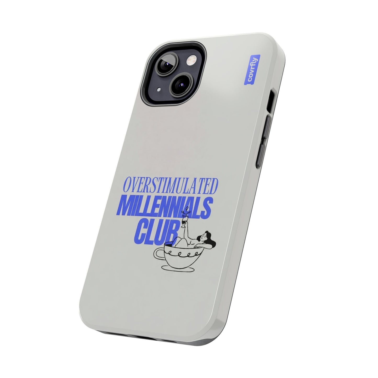 Funda Overstimulated Club para iPhone 13 - View 2 - Diseño Premium covrfly