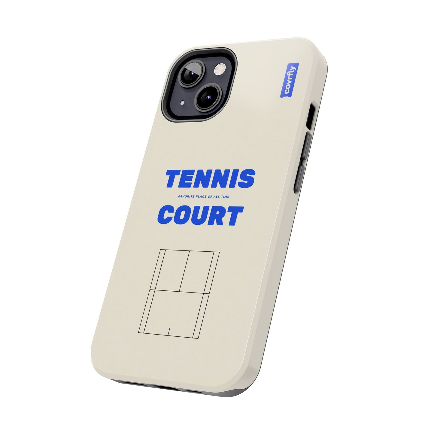 Funda Tennis Court para iPhone 13 - View 2 - Diseño Premium covrfly