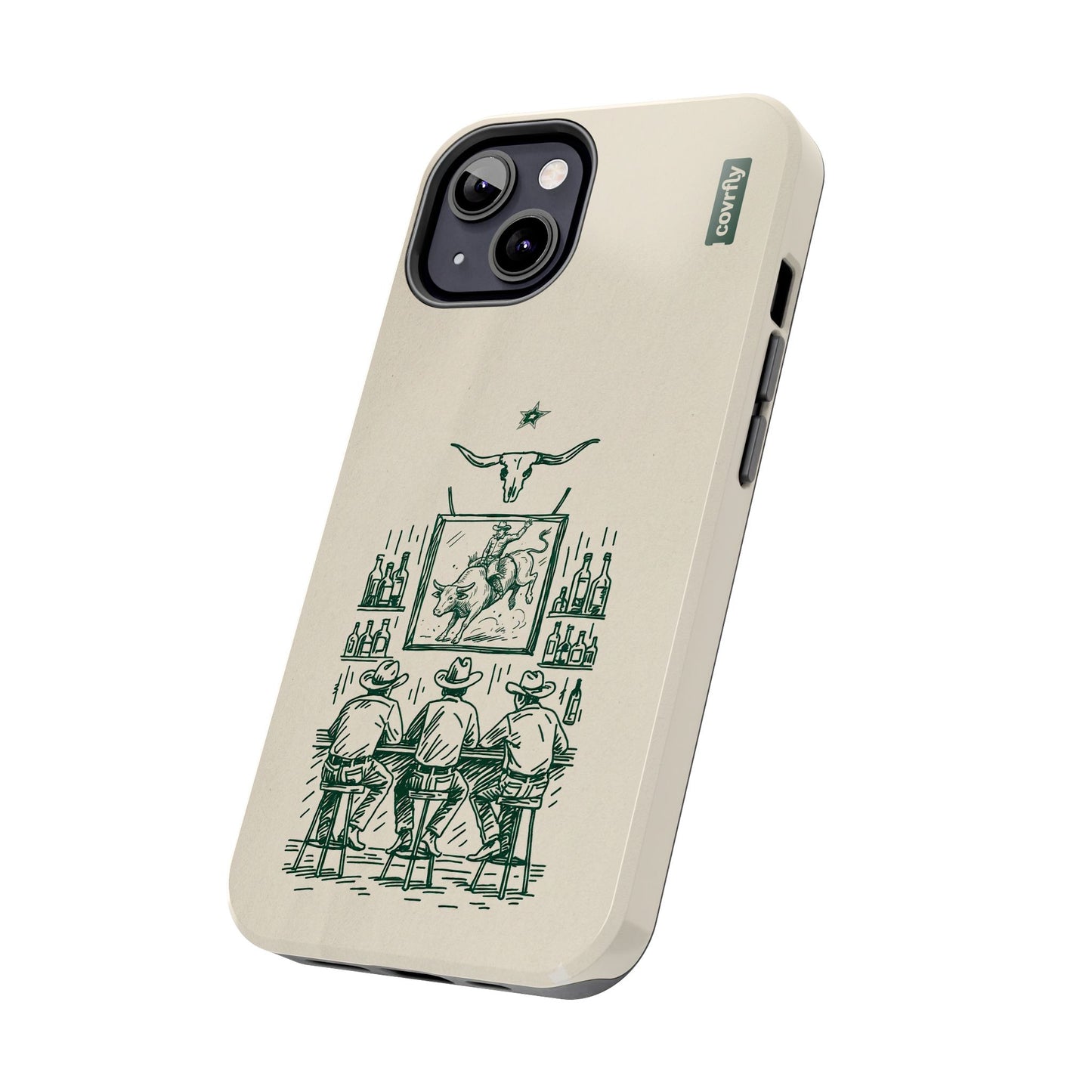 Funda Tres Sillas para iPhone 13 - View 2 - Diseño Premium covrfly