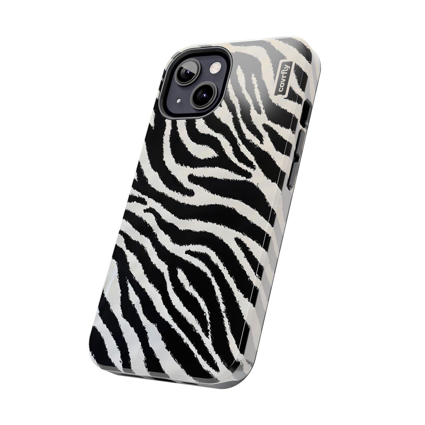 Funda Zebra Mode para iPhone 13 - View 2 - Diseño Premium covrfly