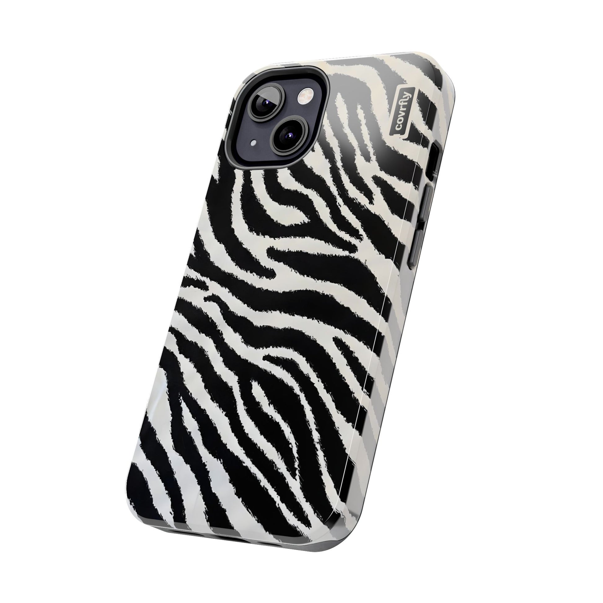 Funda Zebra Mode para iPhone 13 - View 2 - Diseño Premium covrfly