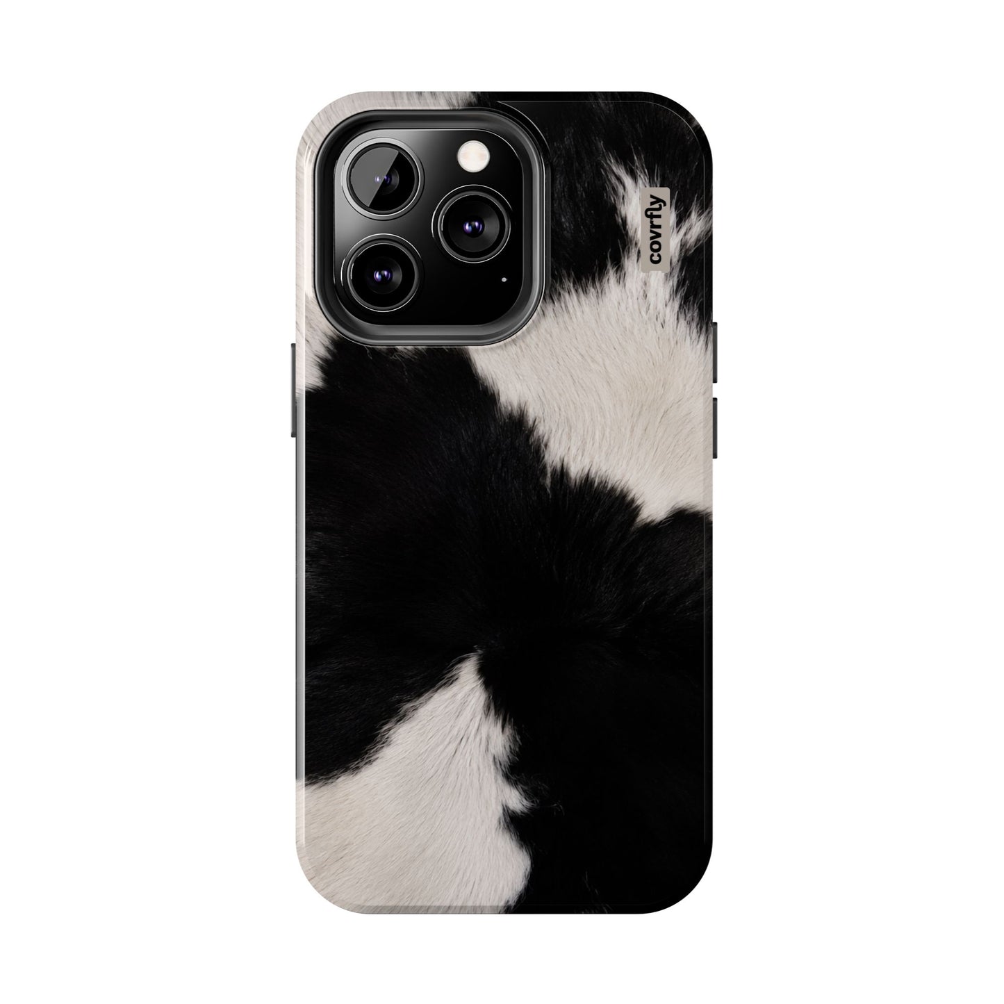 Funda Blanco, negro, punto. para iPhone 13 Pro - View 1 - Diseño Premium covrfly